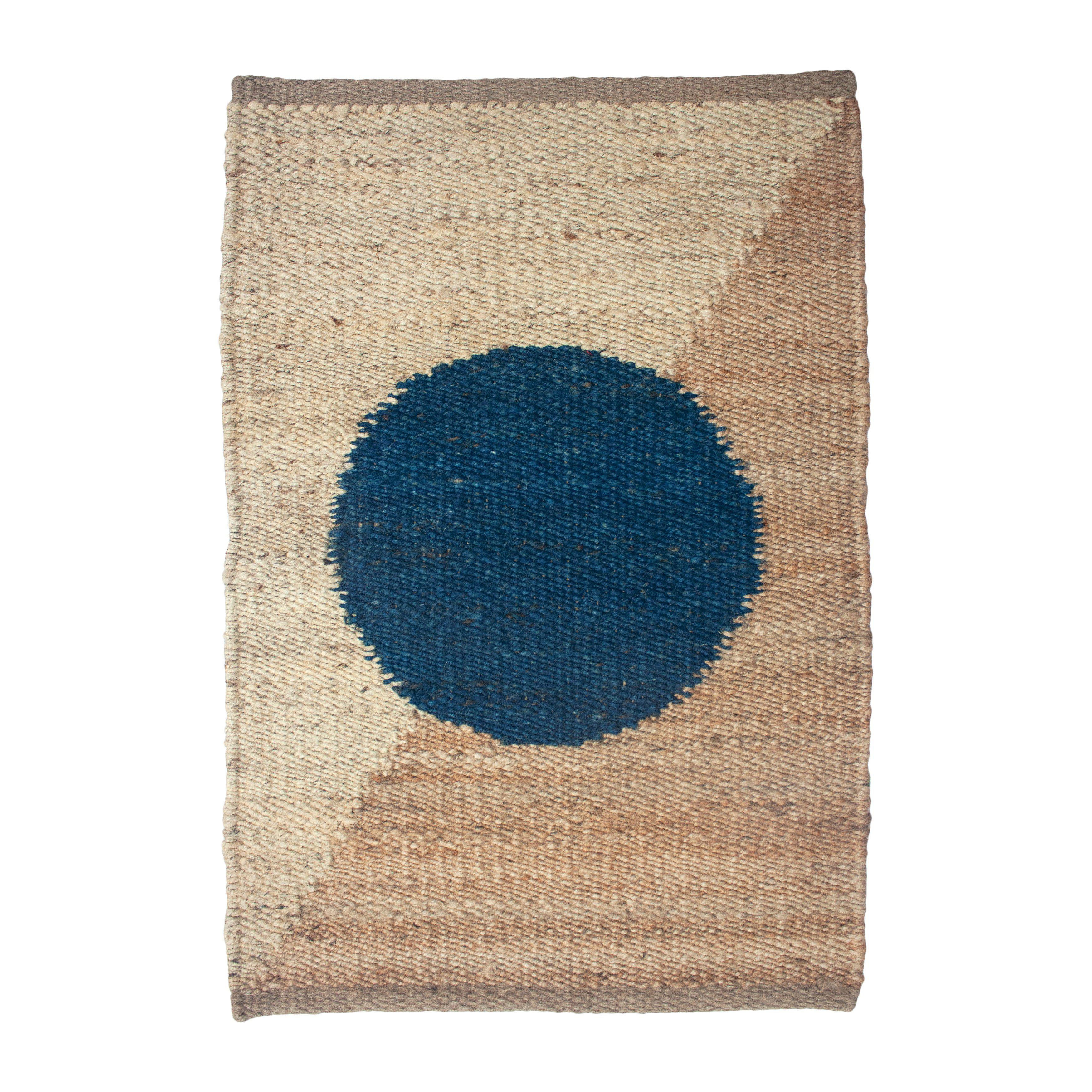 Margeaux Blue Circle Jute Rug、mySite、gigharbornorthrealestate