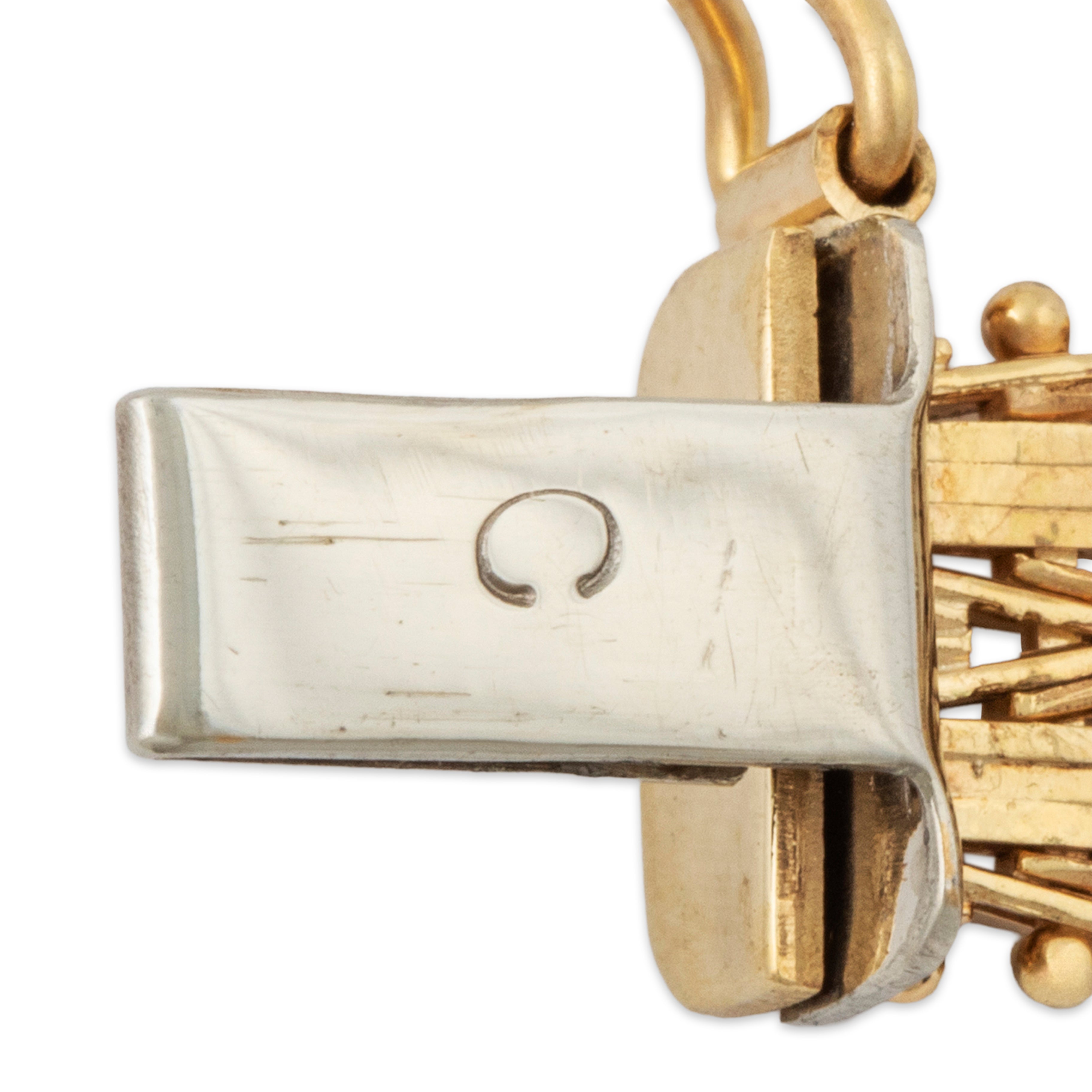 Vintage 14k Yellow Gold Articulated Chain Link Bracelet 7、mySite、hinf8tx79