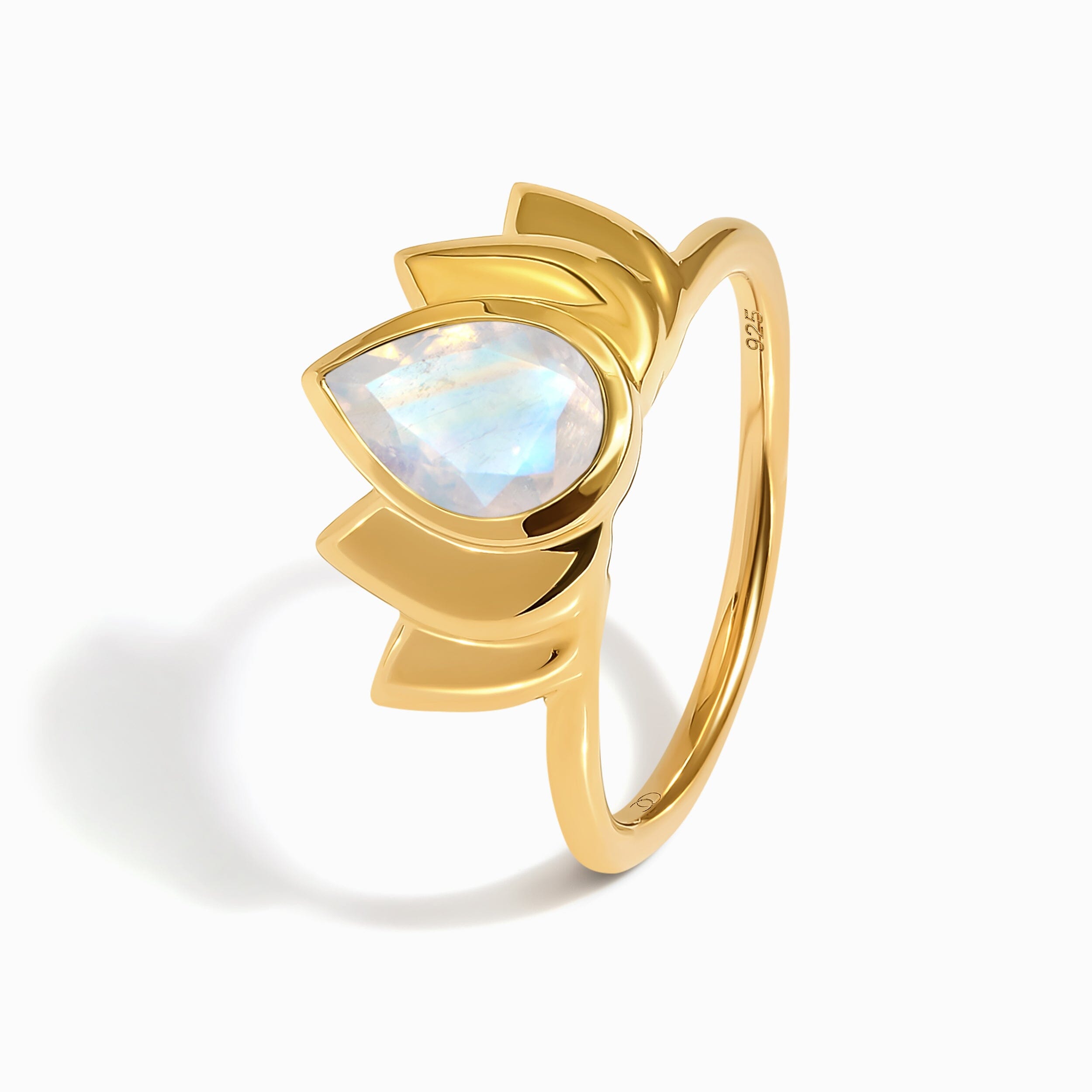 Moonstone Ring - Sacred Lotus、mySite、hinf8tx79