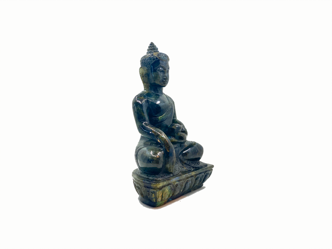 Sitting Buddha - Labradorite (Medium, 26cm)、mySite、topwebapps