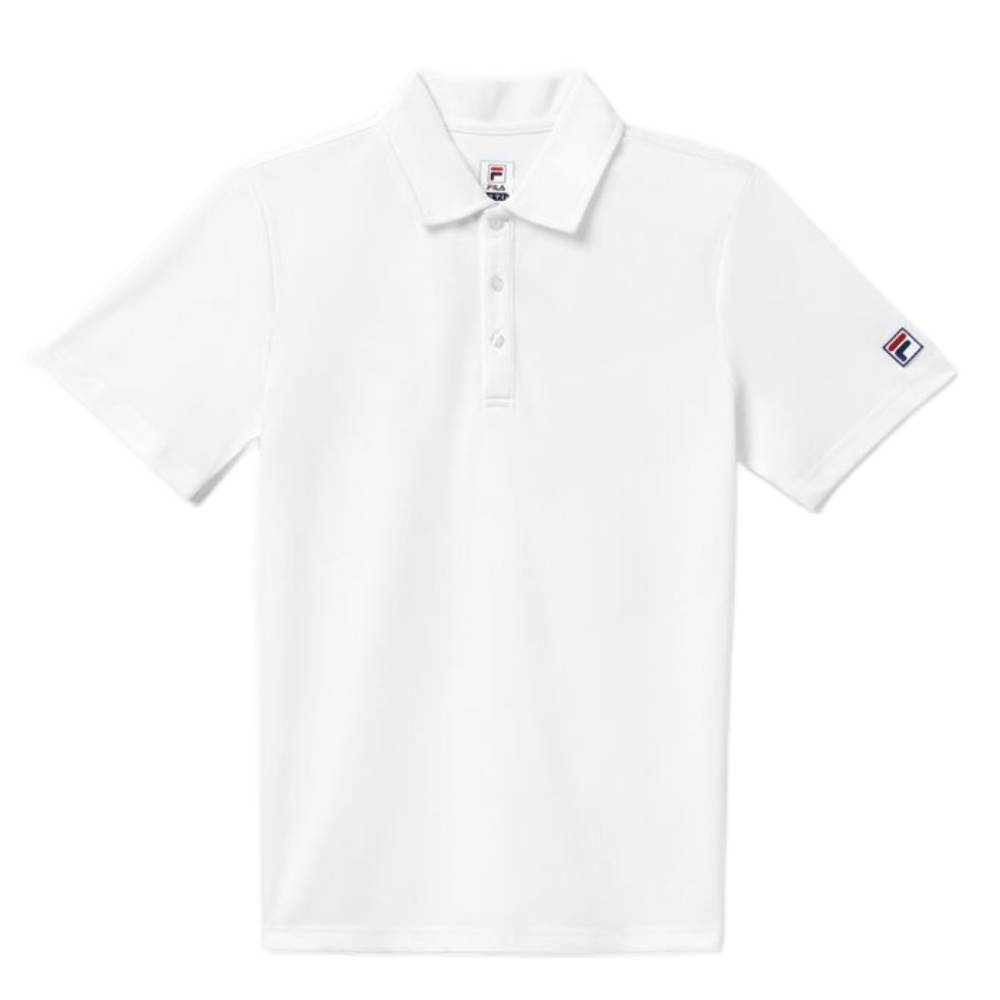Fila Men's Essentials Pique Polo (White)