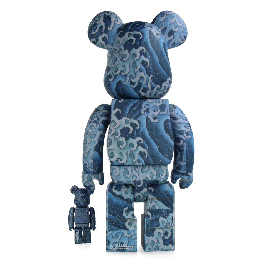  400% + 100% Bearbrick Katsushika Hokusai Kanmachi Matsuri Yatai Tenjo-e Onami、mySite、greenlandpopulation