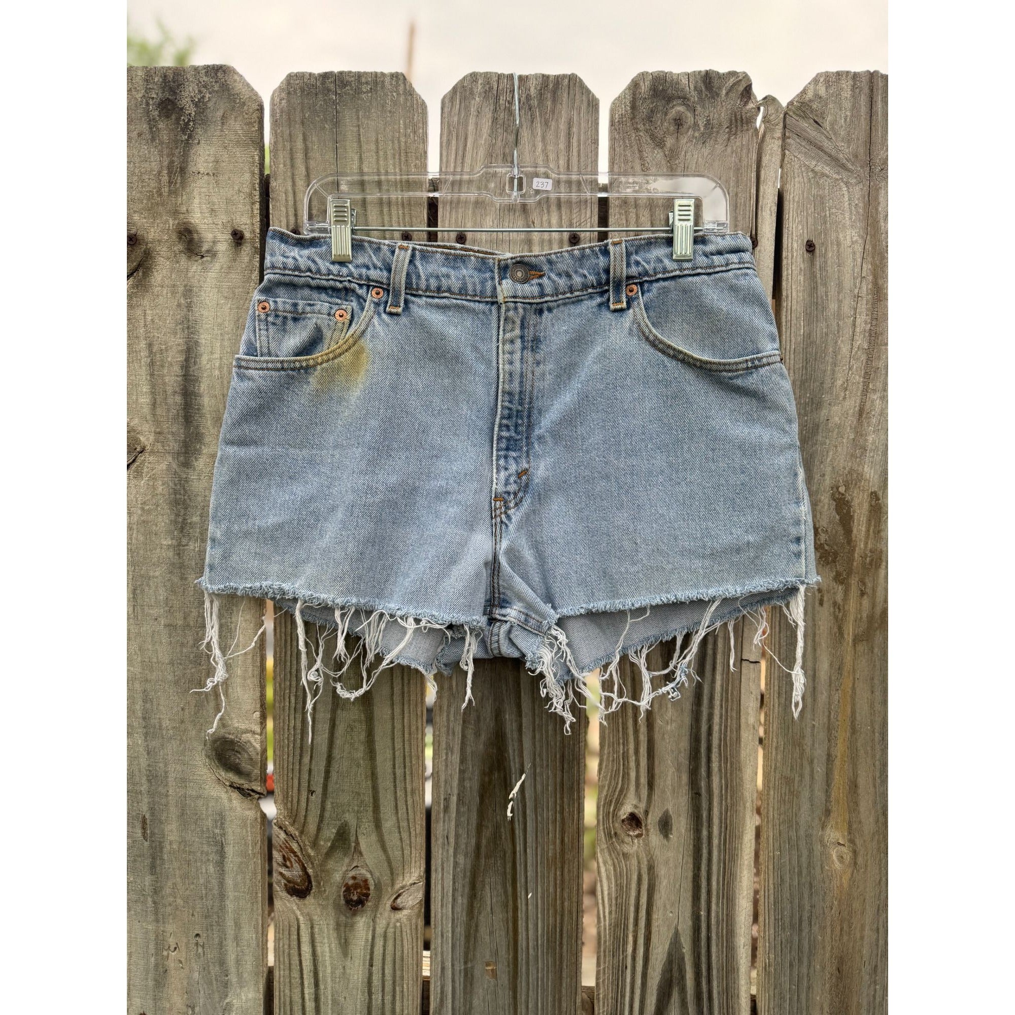 96' Levi's 550 Relaxed Fit Cut Off Raw Hem Denim Jean Shorts 13、mySite、garagedoors4me