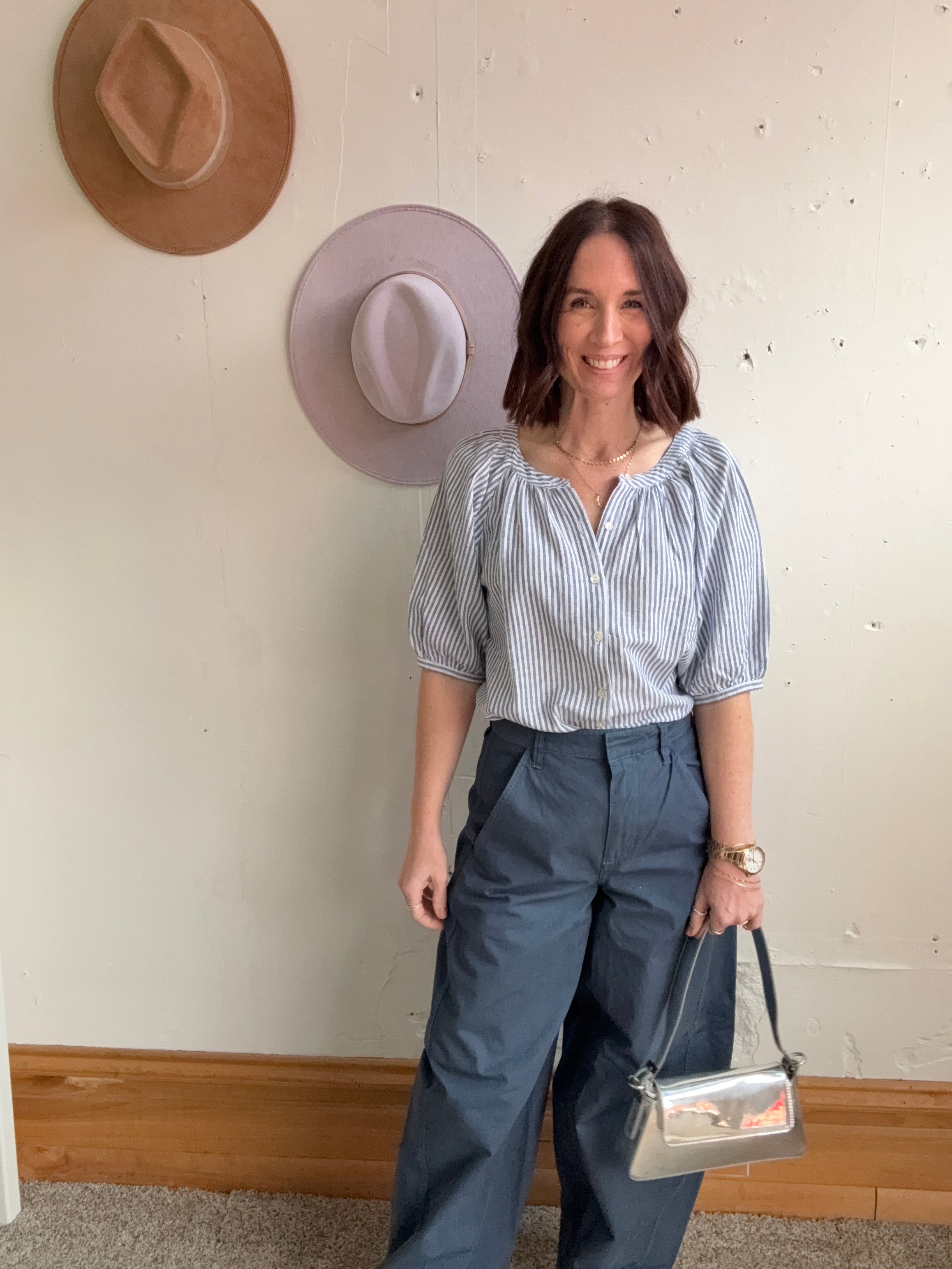 Tammy’s Striped Blouse、mySite、garagedoors4me