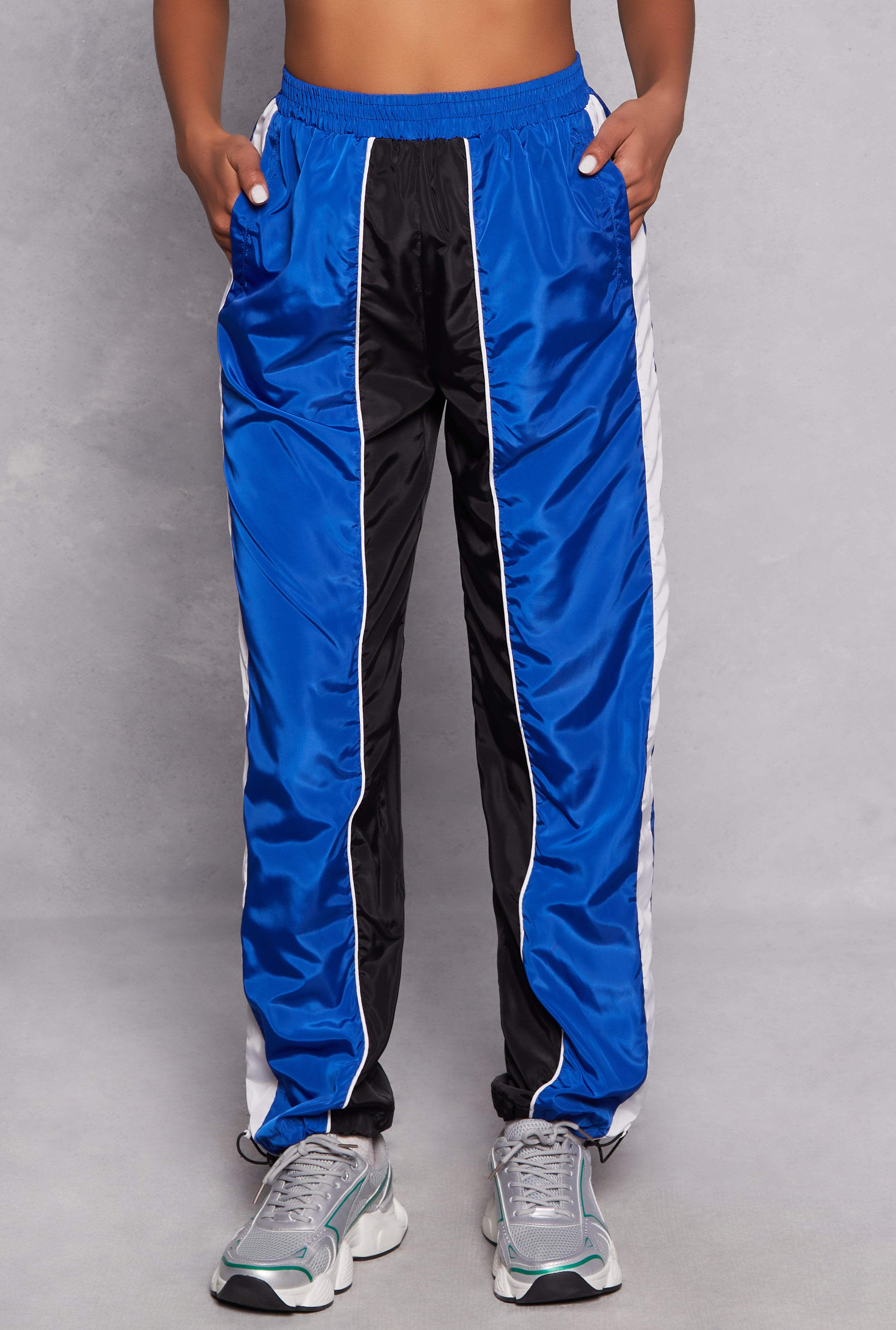 Color Blocked Contrast Stripe Track Pants、mySite、camillekostekn