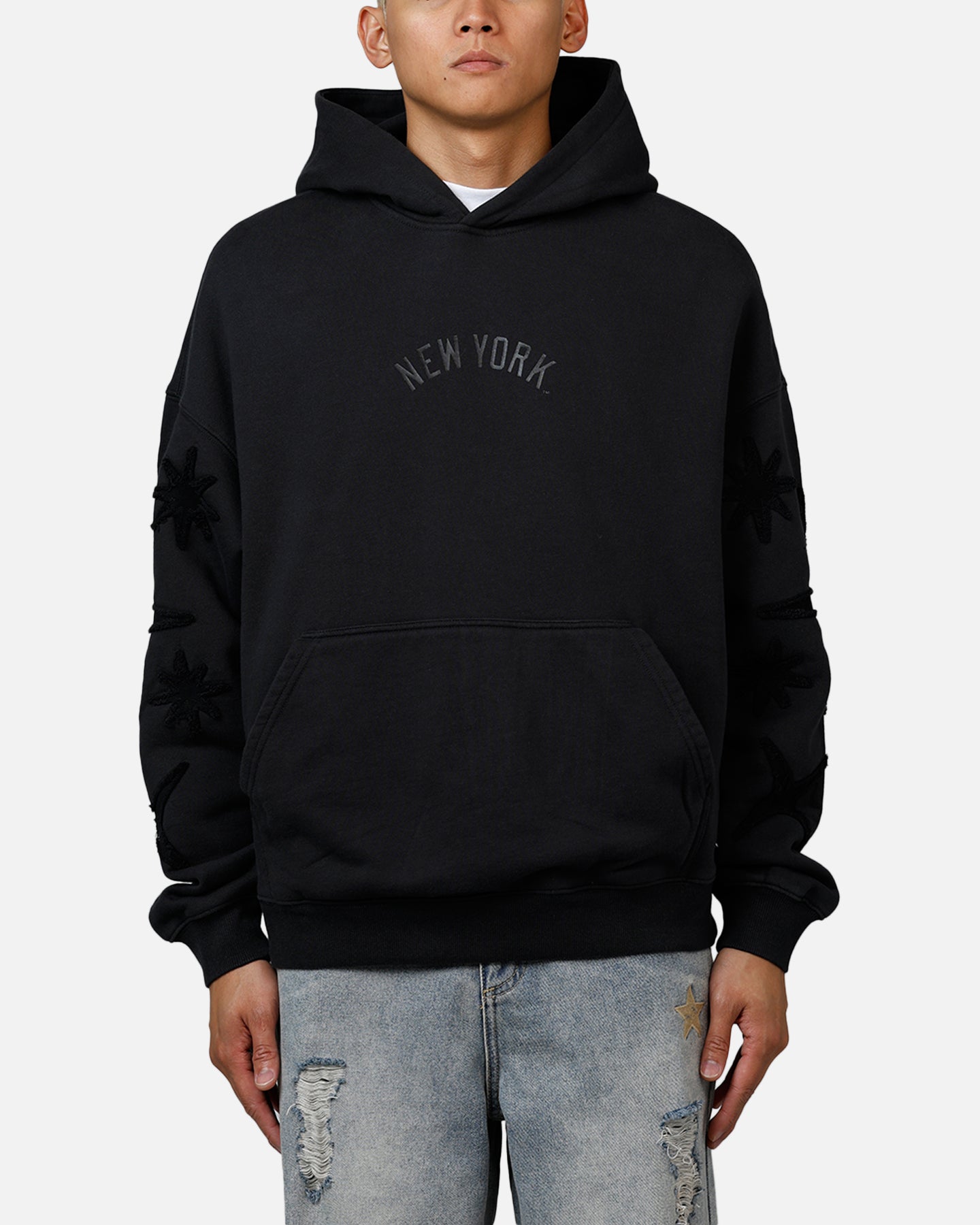 Mitchell & Ness New York Yankees Starburst Hoodie Faded Black、mySite、zt4zffjzw