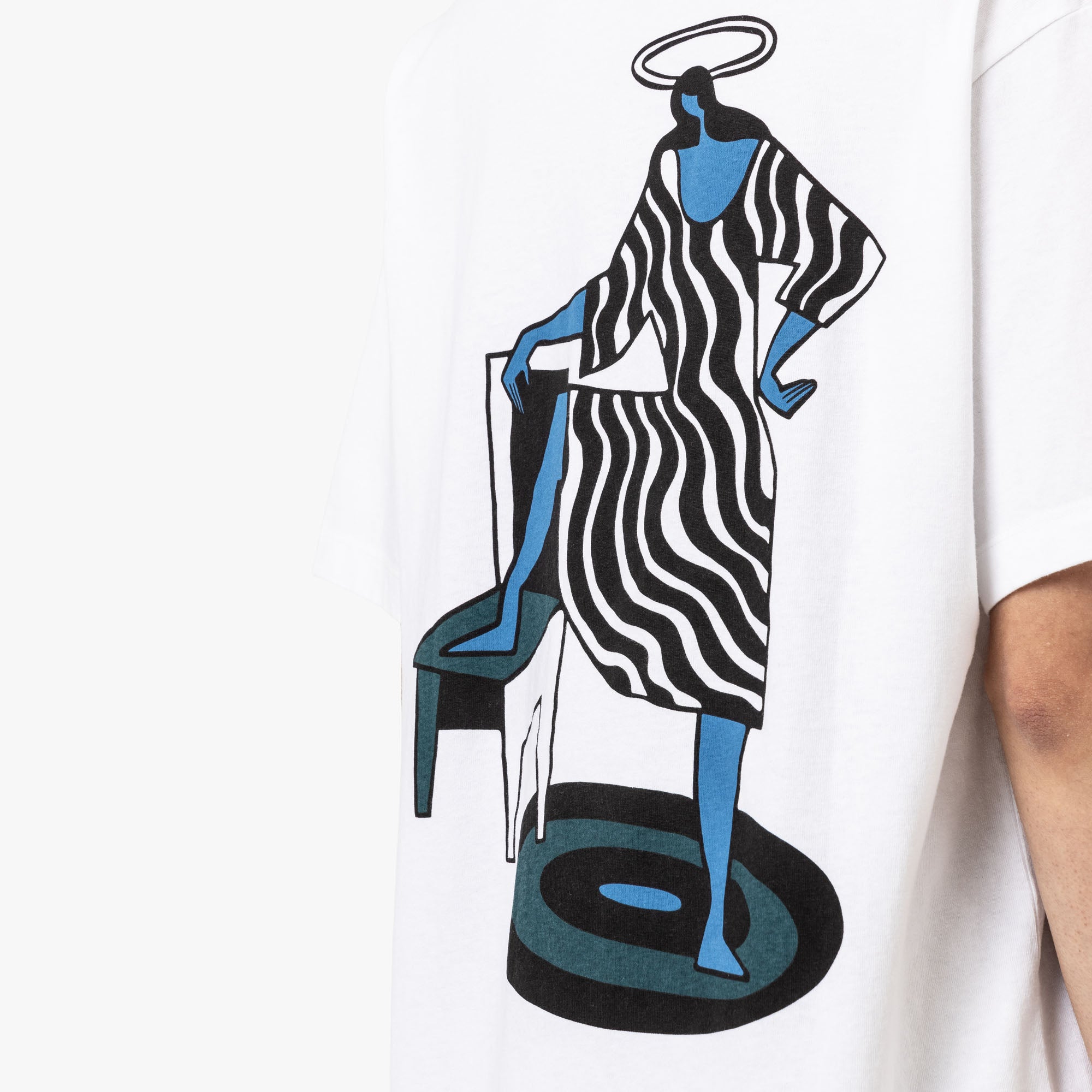  by Parra No Regrets T-Shirt White、mySite、merchandisen