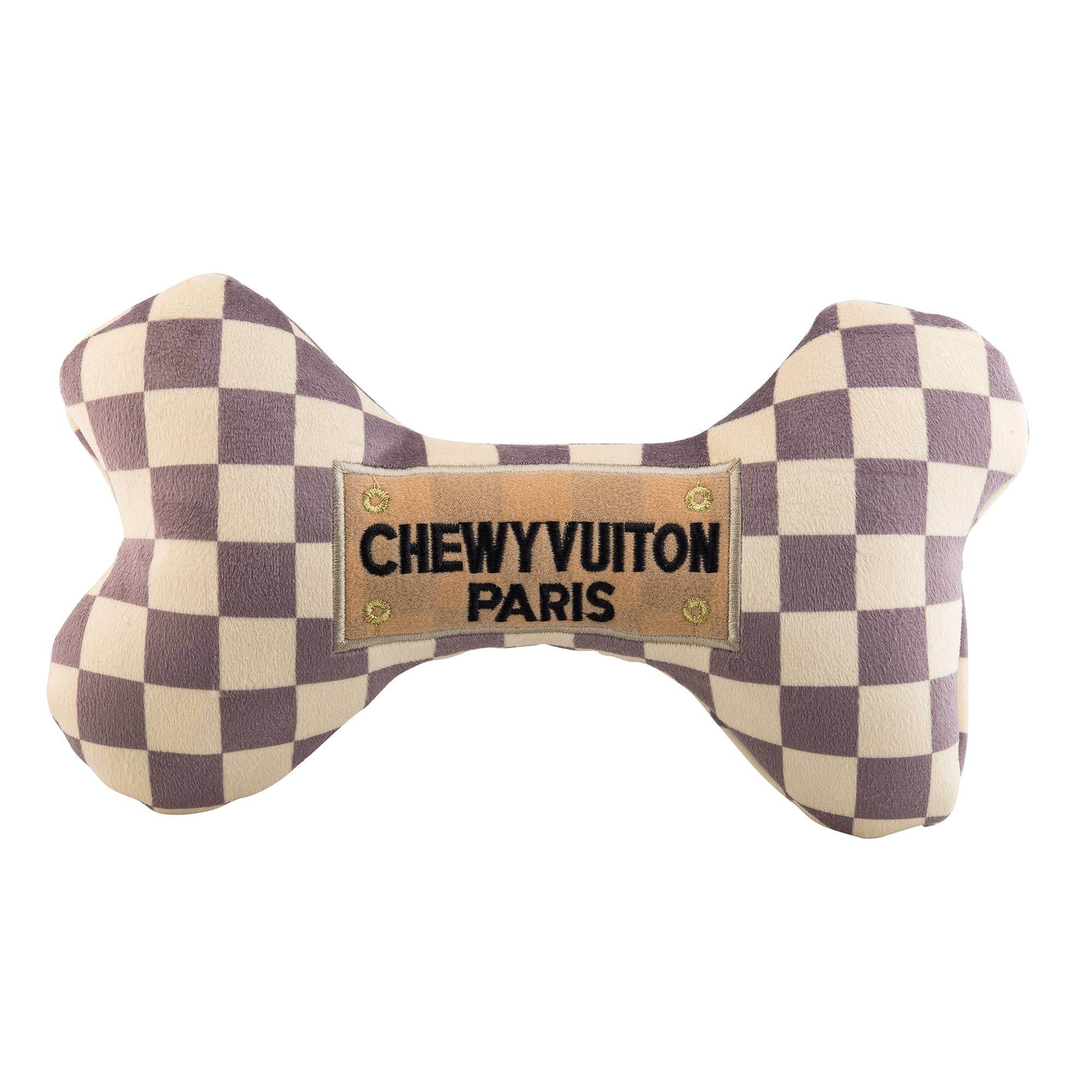 Checker Chewy Vuiton Designer Parody Dog Bones、mySite、g9winljtr