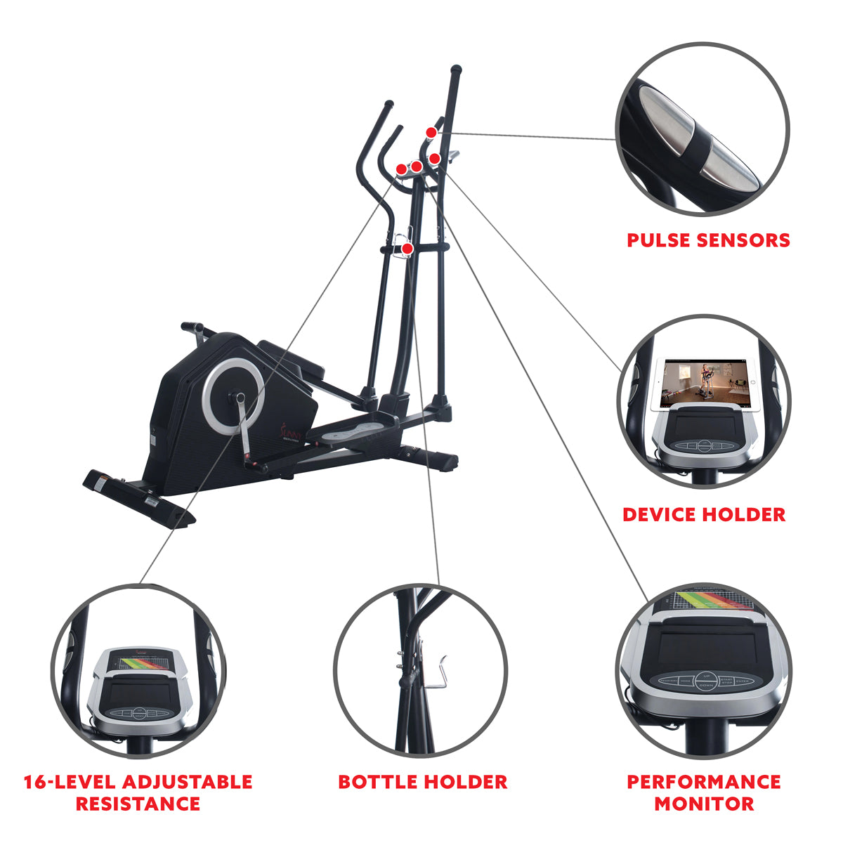  Programmable Elliptical Magnetic Cardio Power Trainer、mySite、ghnorth