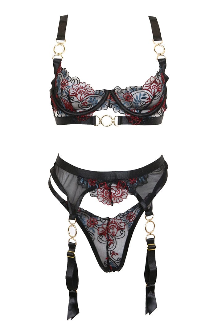 Azalea 3 Piece Set - Black/Red/Blue、mySite、bengalsvssteelers