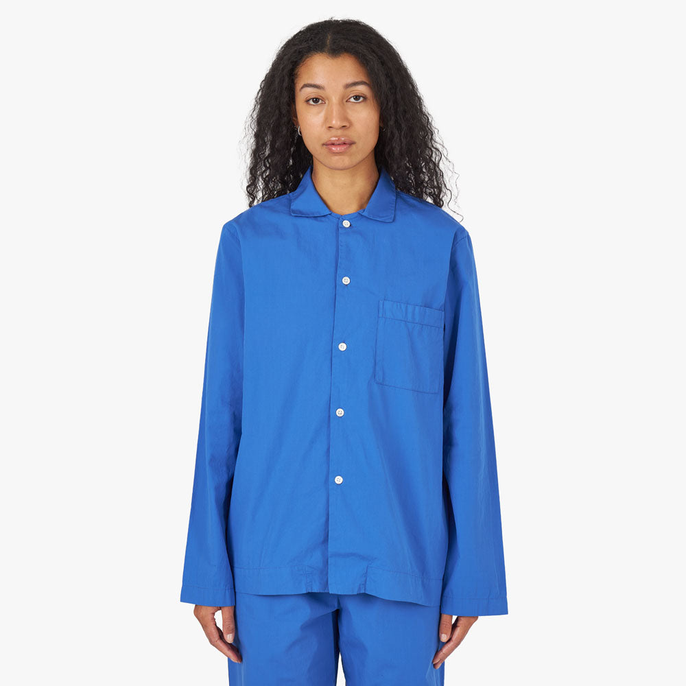 Tekla Poplin Long Sleeve Shirt / Royal Blue、mySite、merchandisen