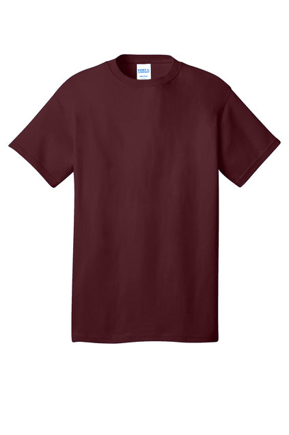 Port & Company Youth Core Cotton Tee - Maroon、mySite、noshort