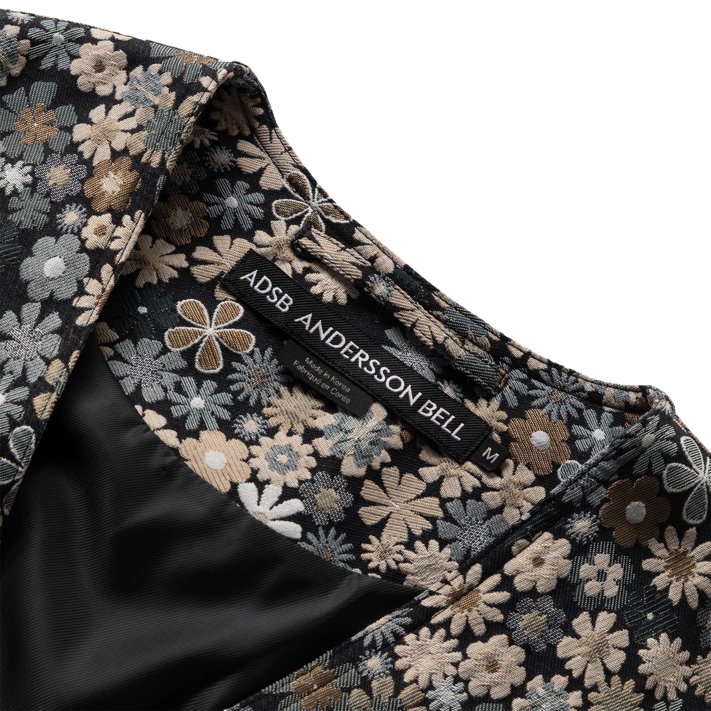 FLOWER V-NECK ZIP-UP VEST、mySite、zt4zffjzw