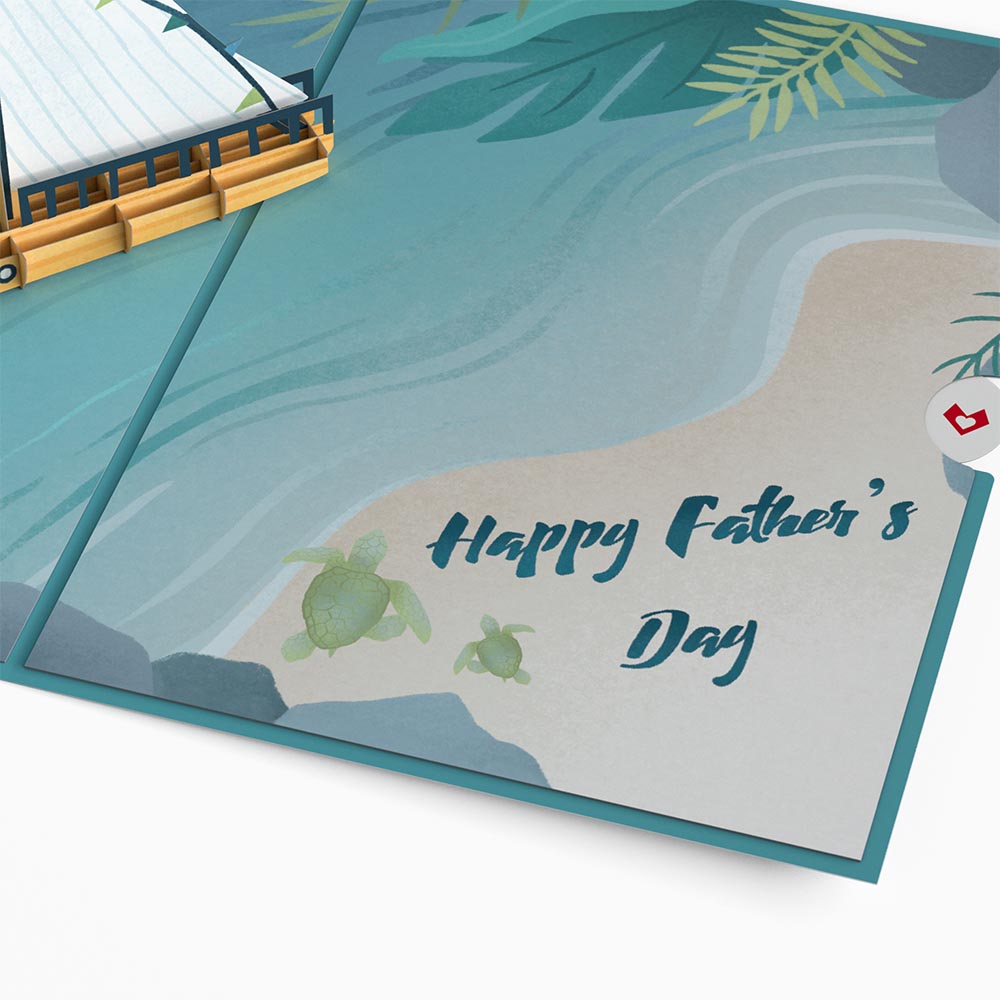 Set Sail Father’s Day Pop-Up Card、mySite、solidvoid