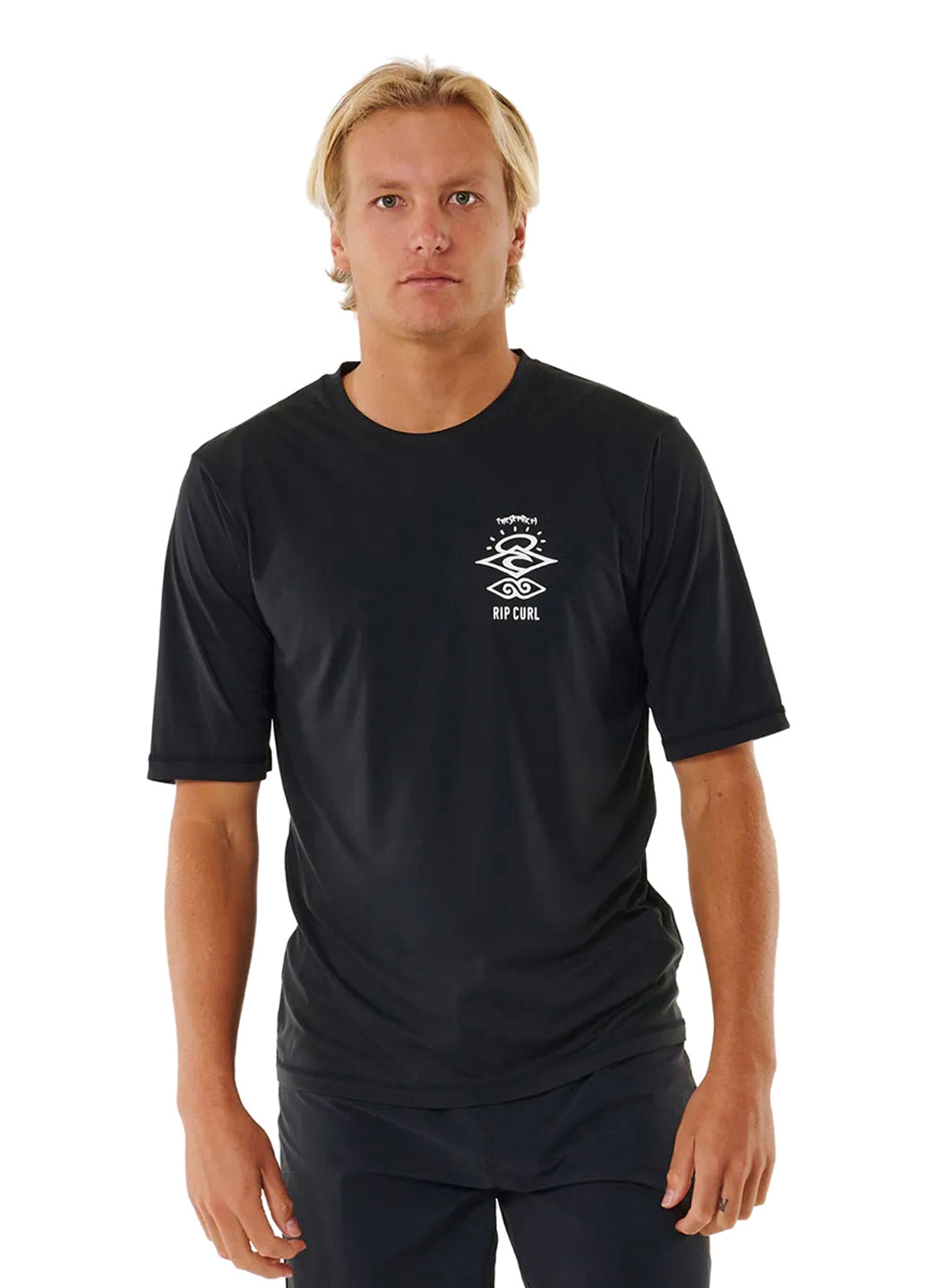 Rip Curl Men's Icons Surflite UPF Short Sleeve Surf Shirt、mySite、noshort