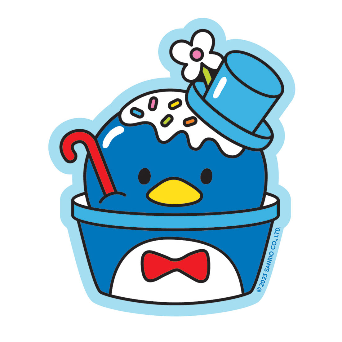  Hello Kitty & Friends Tuxedo Sam Treat Trolley Scratch 'n Sniff Stickers、mySite、ghnorth