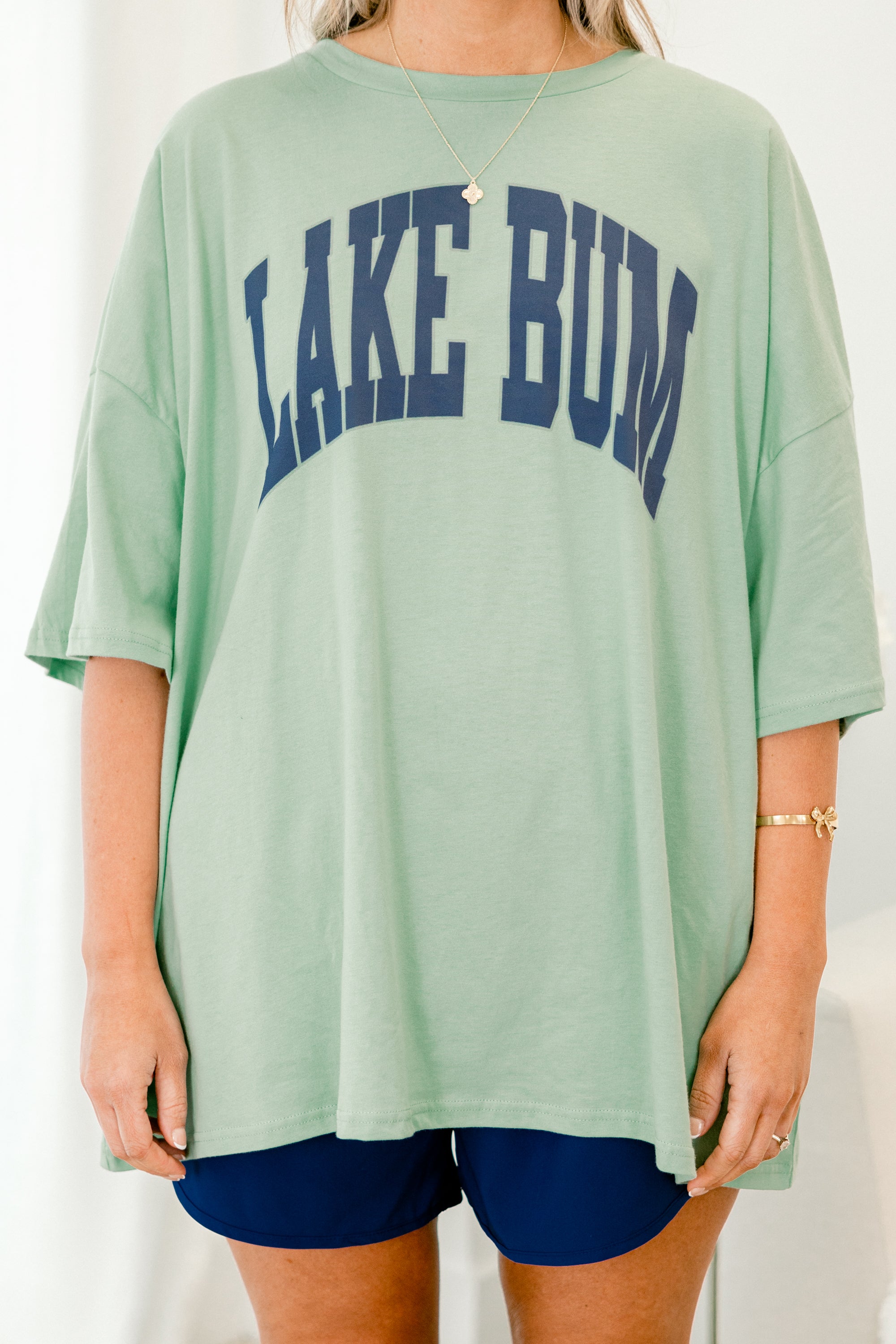  Lake Bummin' Boyfriend Tee, Light Green、mySite、justintrudeaud