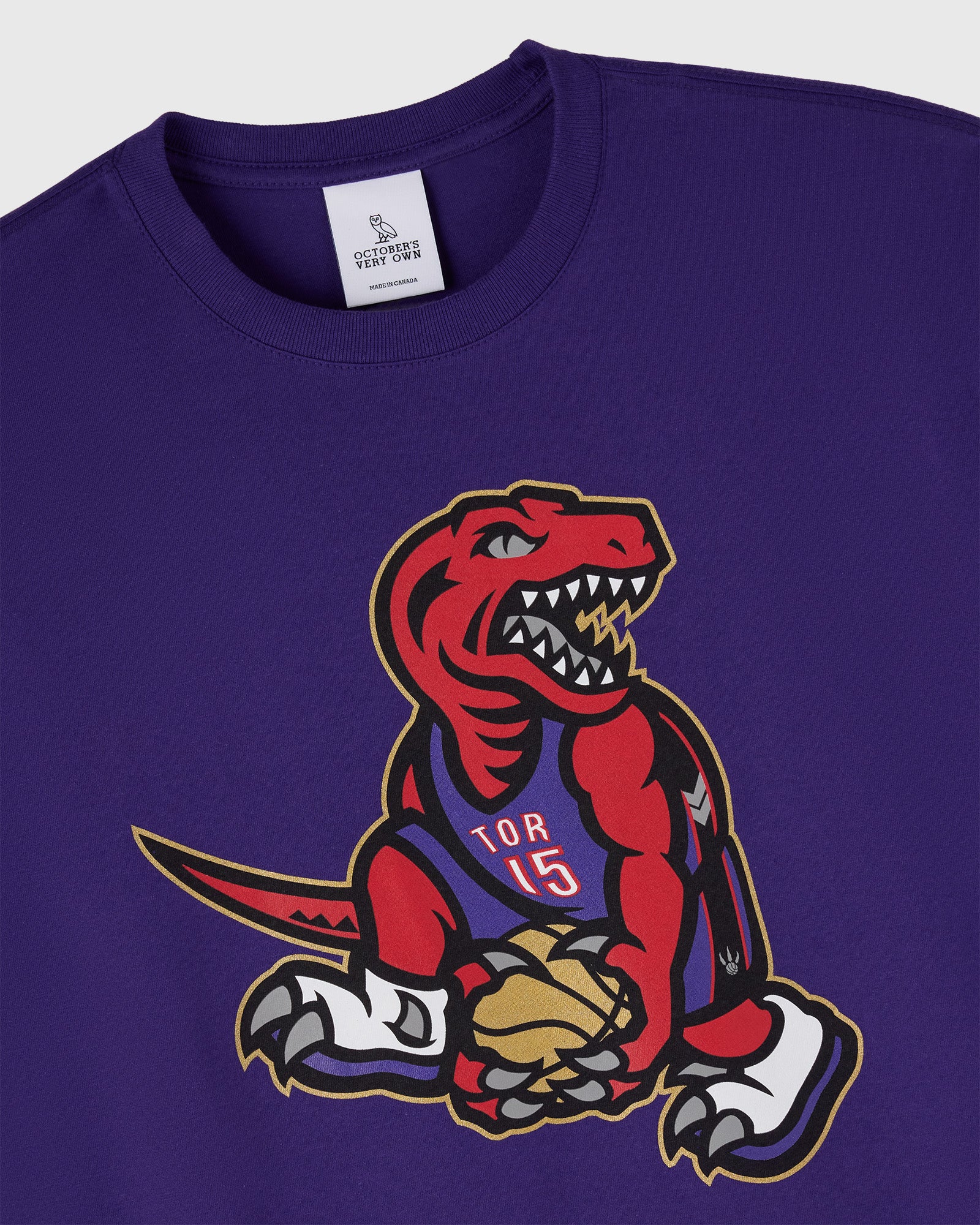 OVO X Raptors Vince Carter Raptors OG T-Shirt - PURPLE、mySite、neckold