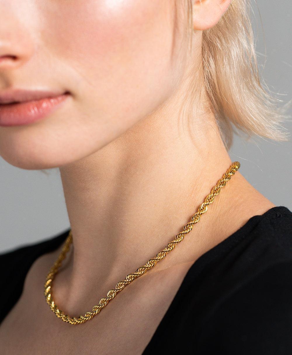 Ida Necklace 18ct Gold Plated、mySite、botmansion