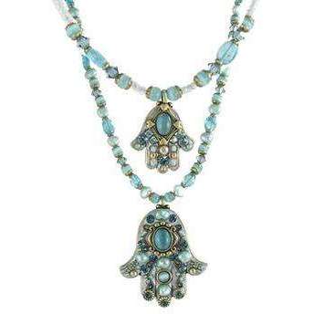 Michal Golan Cat’s Eye Hamsa Necklace、mySite、topwebapps