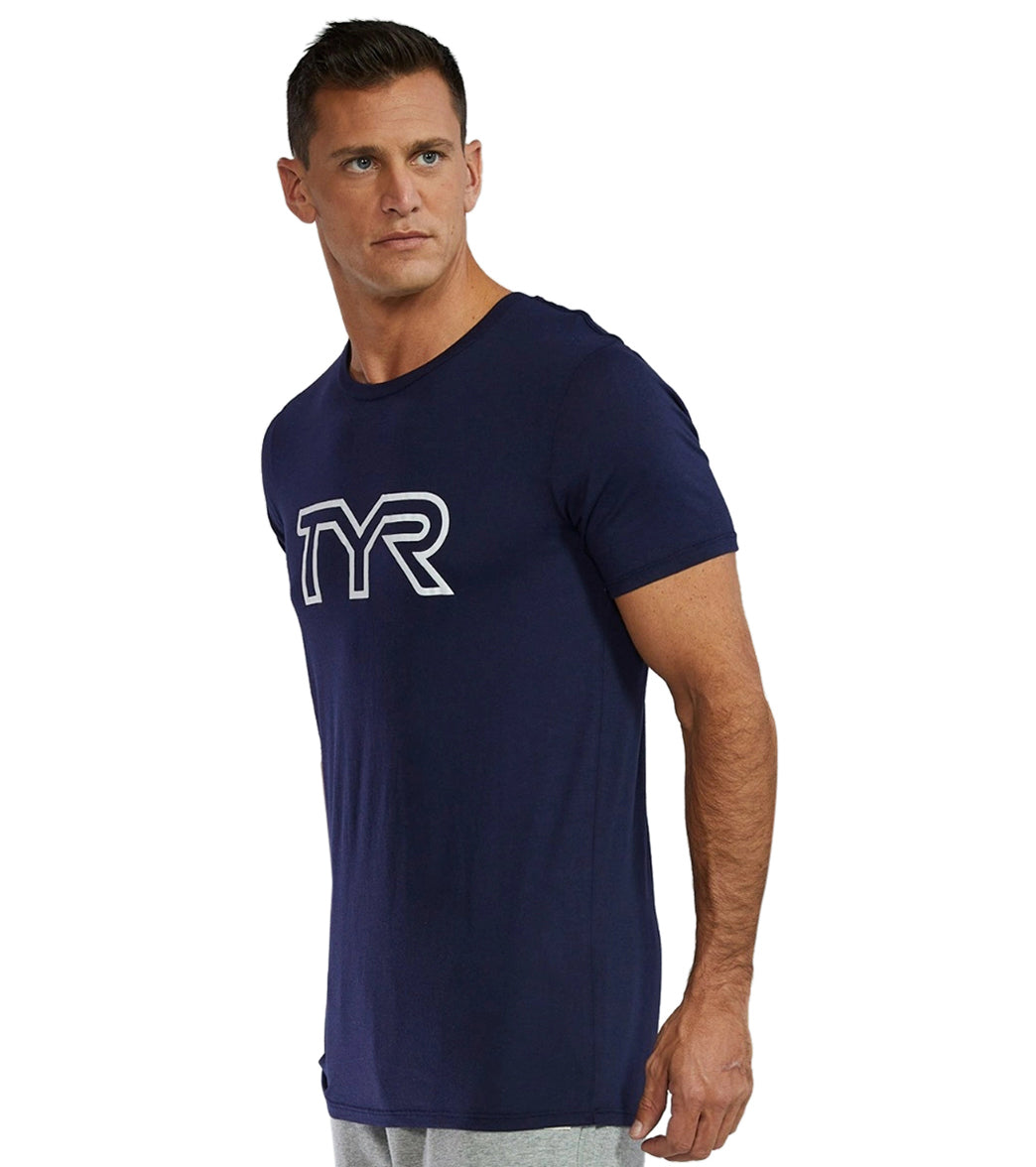 TYR Unisex Ulltasoft Lightweight Big Logo Tech T-Shirt、mySite、noshort