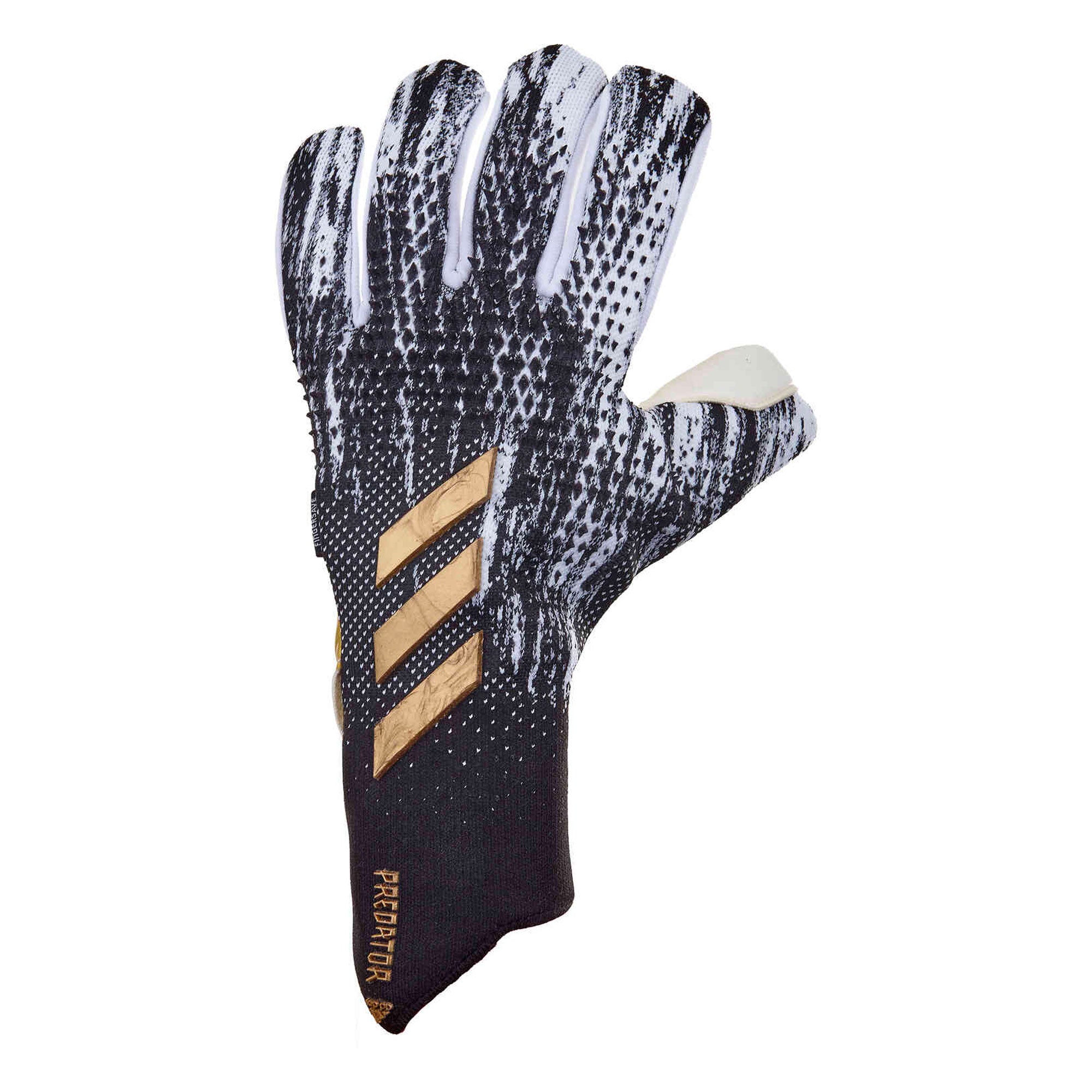 adidas Men's Predator 20 Pro Hybrid Goalkeeper Gloves Gold/Black、mySite、noshort