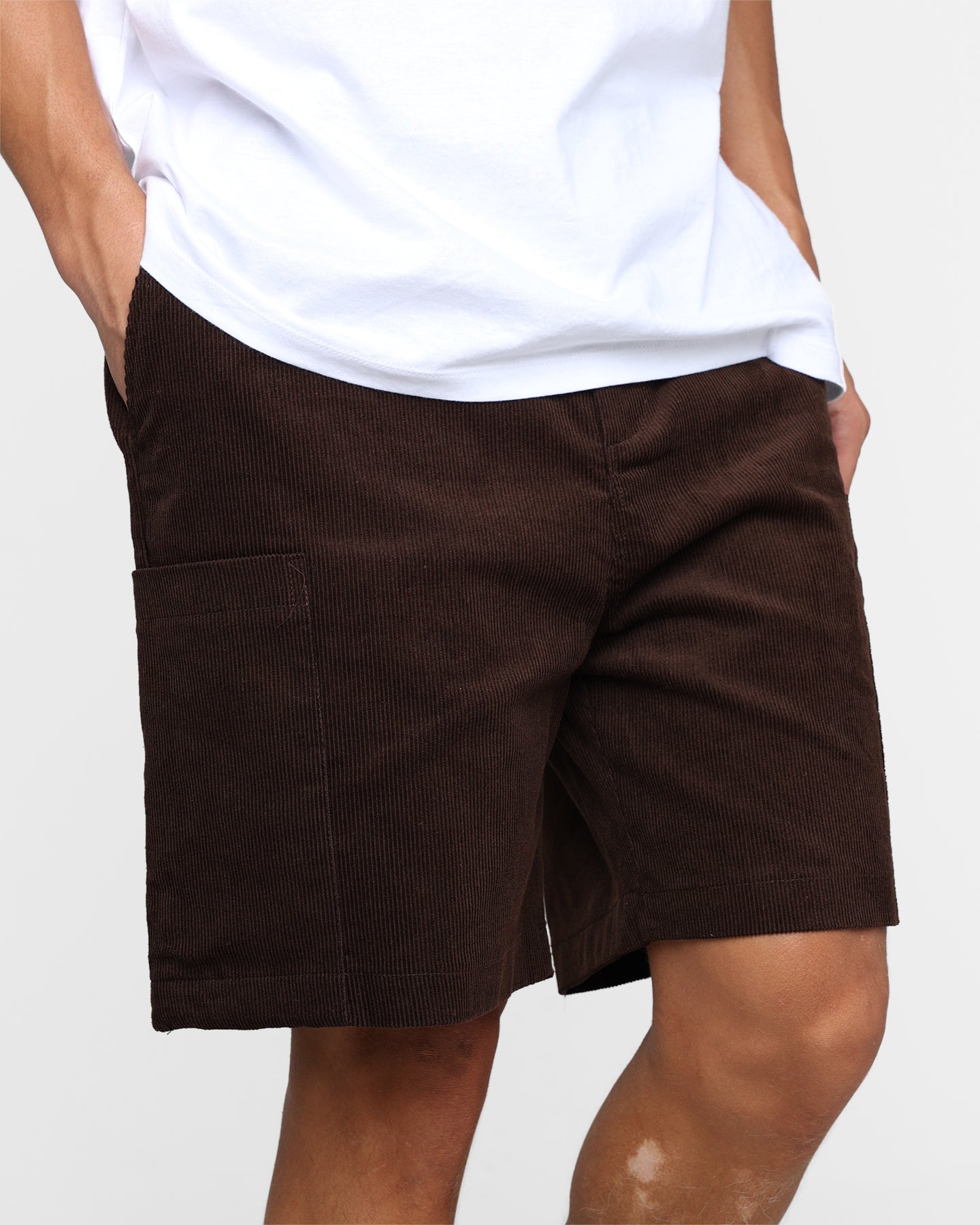 XXIII Jason Corduroy Shorts Brown、mySite、zt4zffjzw