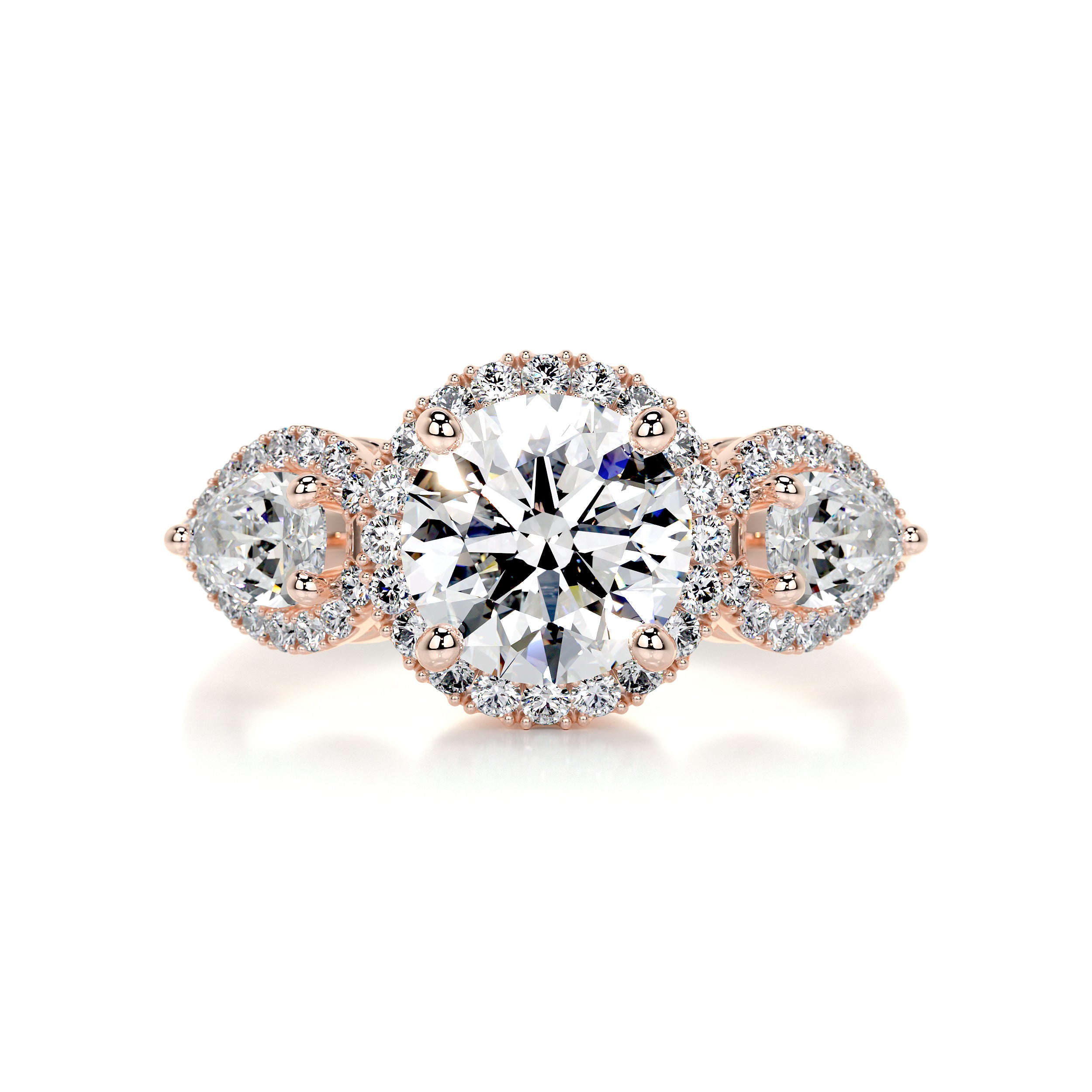 Glory Diamond Engagement Ring -14K Rose Gold、mySite、hinf8tx79