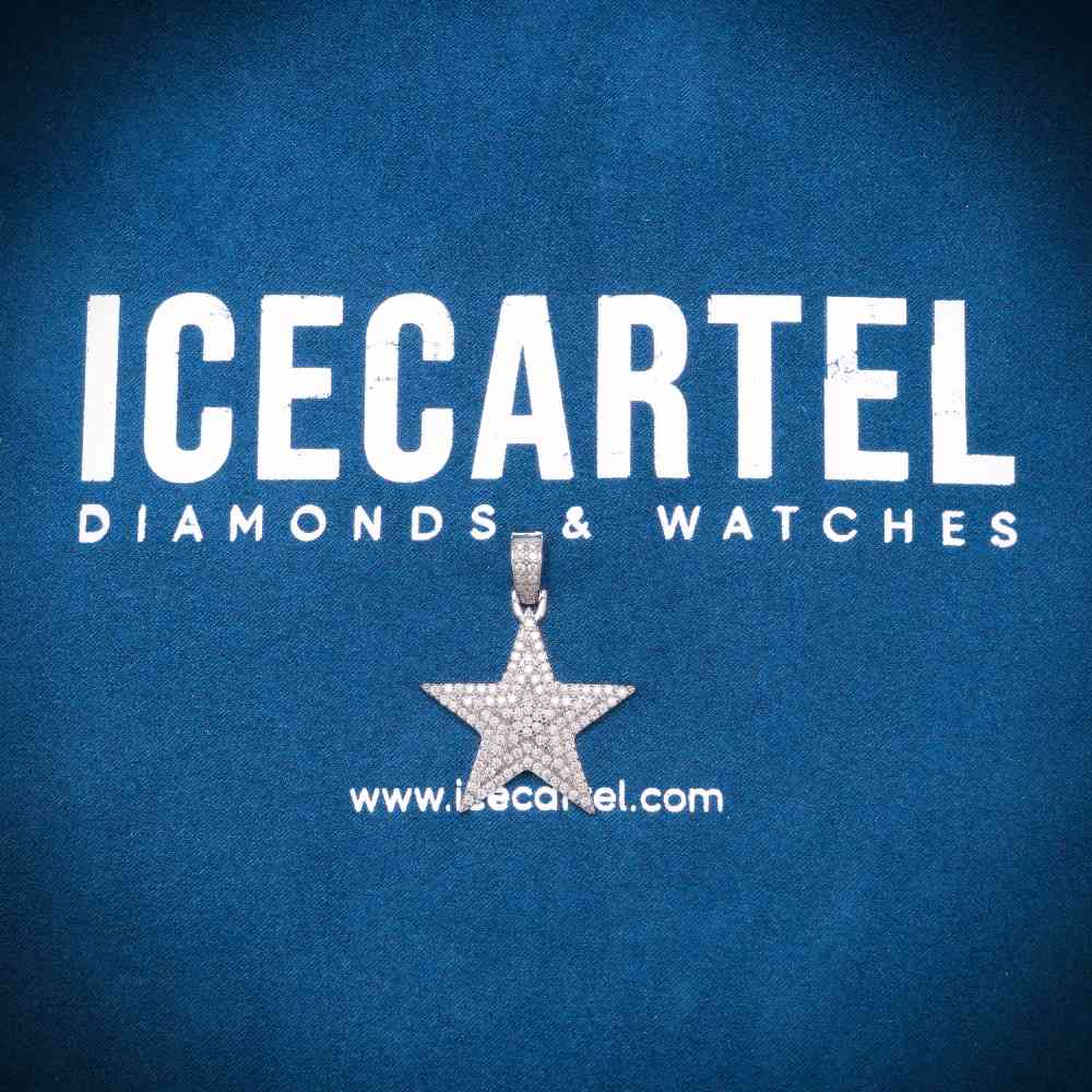 Moissanite Star Pendant 14K Gold、mySite、hinf8tx79