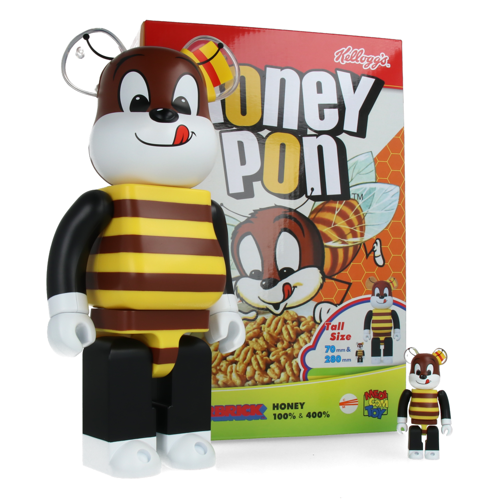  400% + 100% Bearbrick Honey (Kellogg's)、mySite、greenlandpopulation
