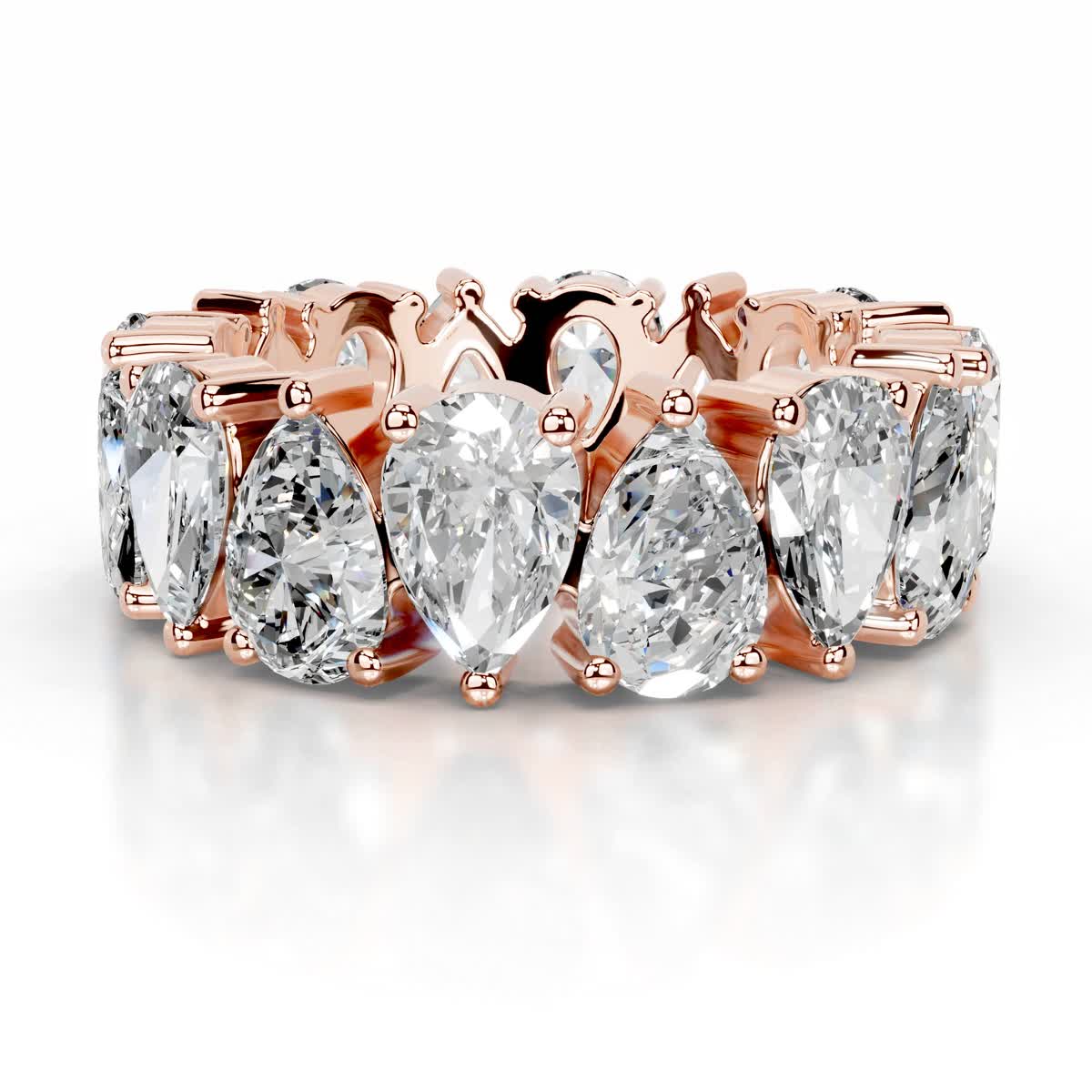 Sarah Lab Grown Diamond Wedding Ring (6 Carat) -14K Rose Gold、mySite、hinf8tx79
