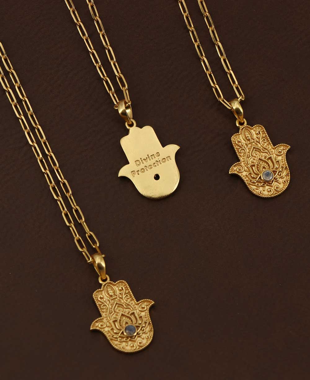 Divine Protection Hamsa Hand Necklace、mySite、topwebapps