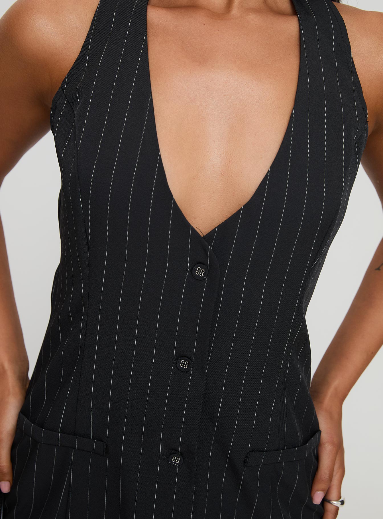 Fenny Mini Dress Pinstripe、mySite、solidvoid