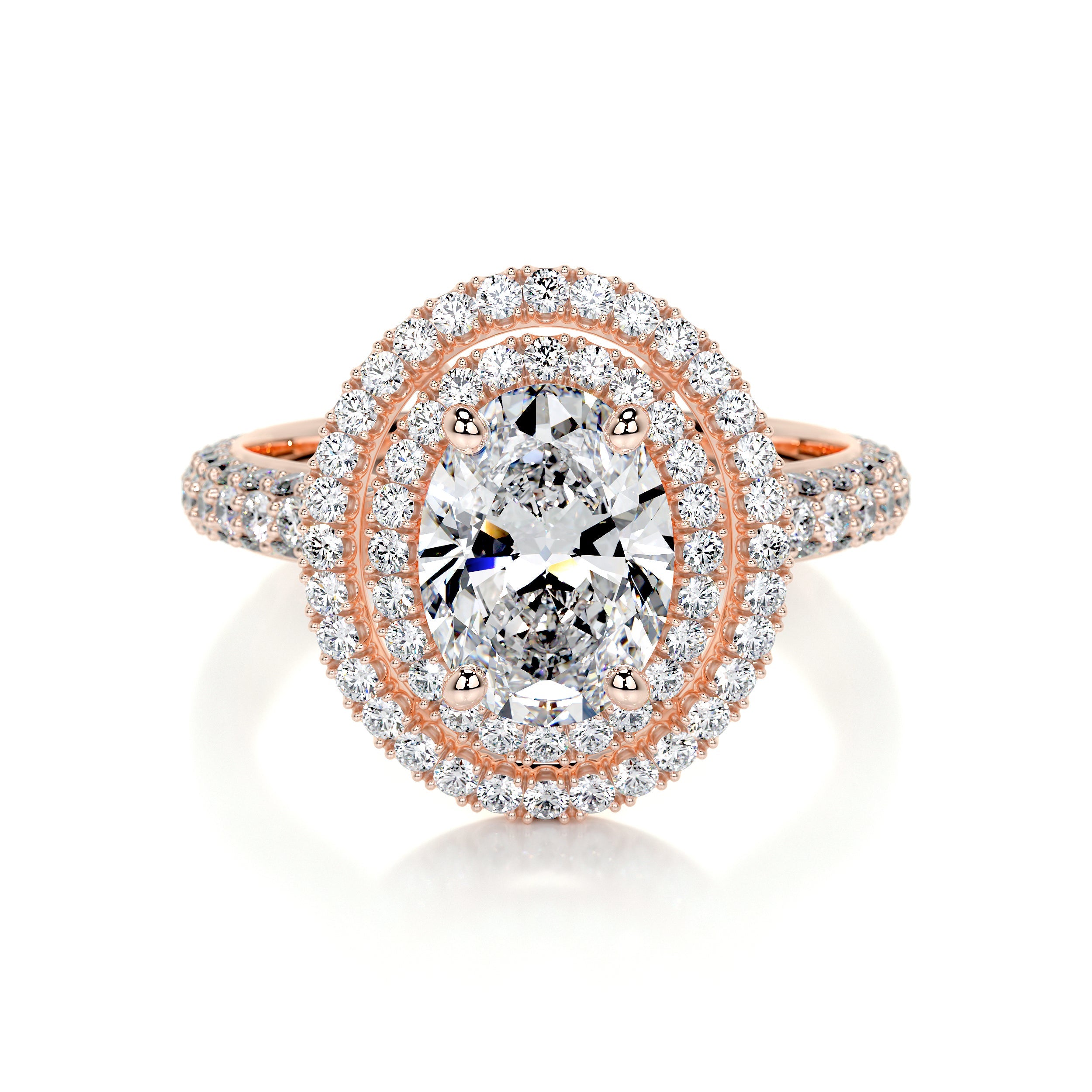 Nora Lab Grown Diamond Ring -14K Rose Gold、mySite、hinf8tx79