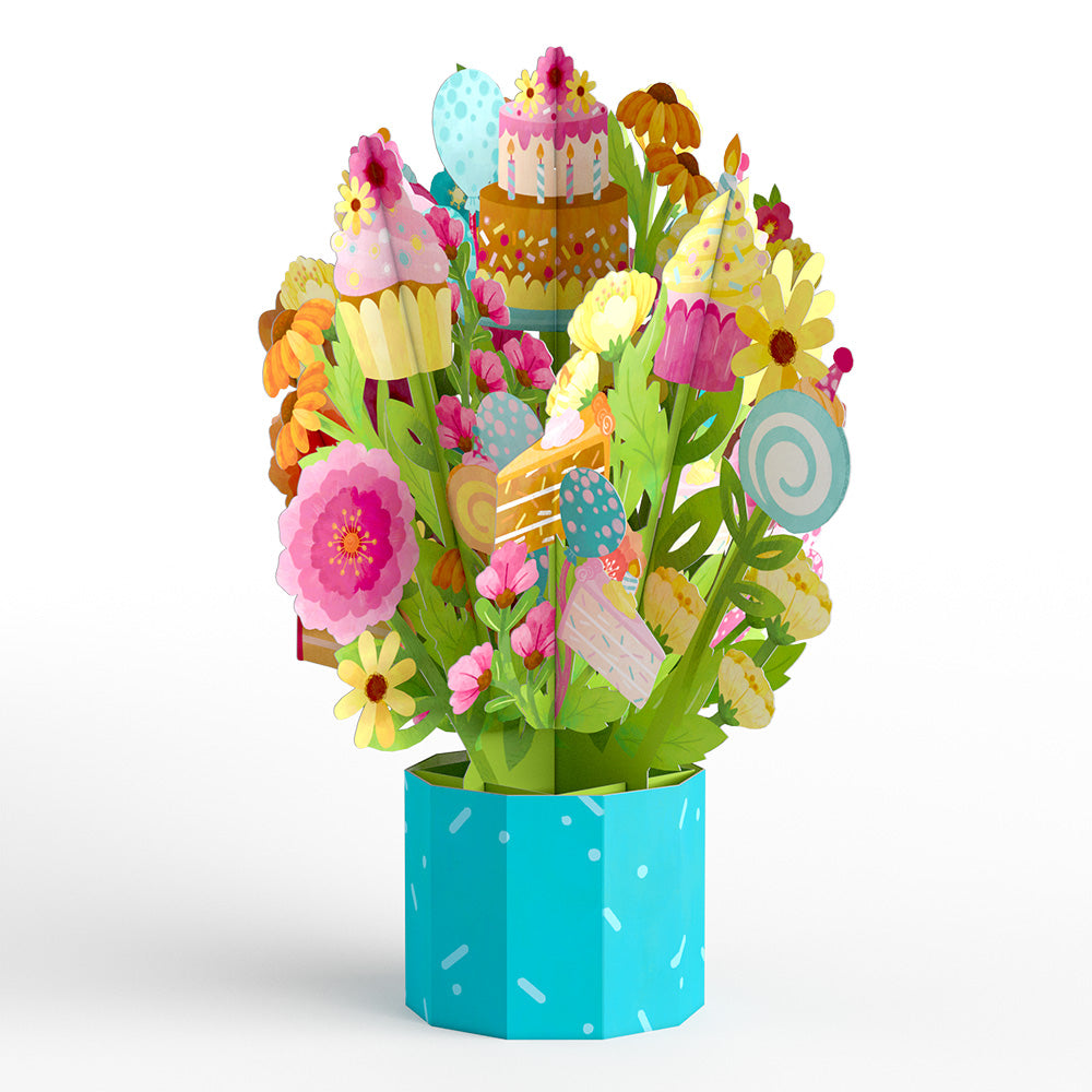 Sending You Birthday Sweetness Card with Mini Bouquet、mySite、solidvoid