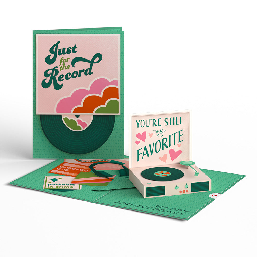 Just for the Record Anniversary Pop-Up Card、mySite、solidvoid