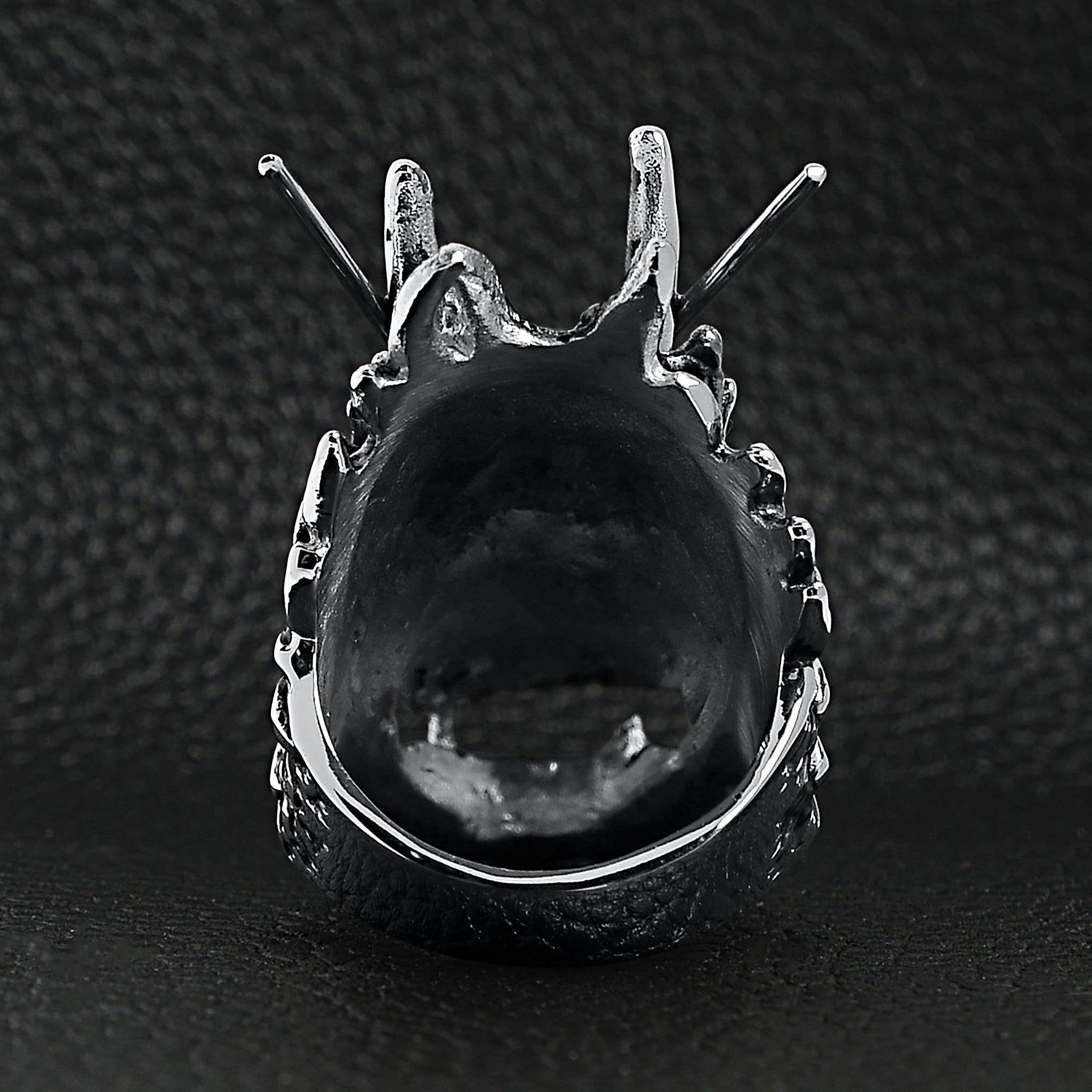 Stainless Steel Eastern Dragon Head Ring / SCR4026、mySite、dreamappss