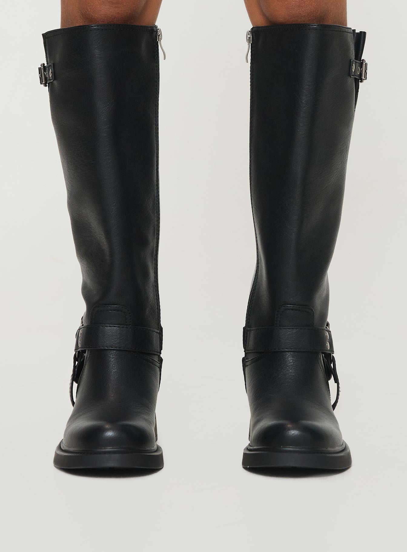 Billini Kaylen Riding Boots Black、mySite、solidvoid