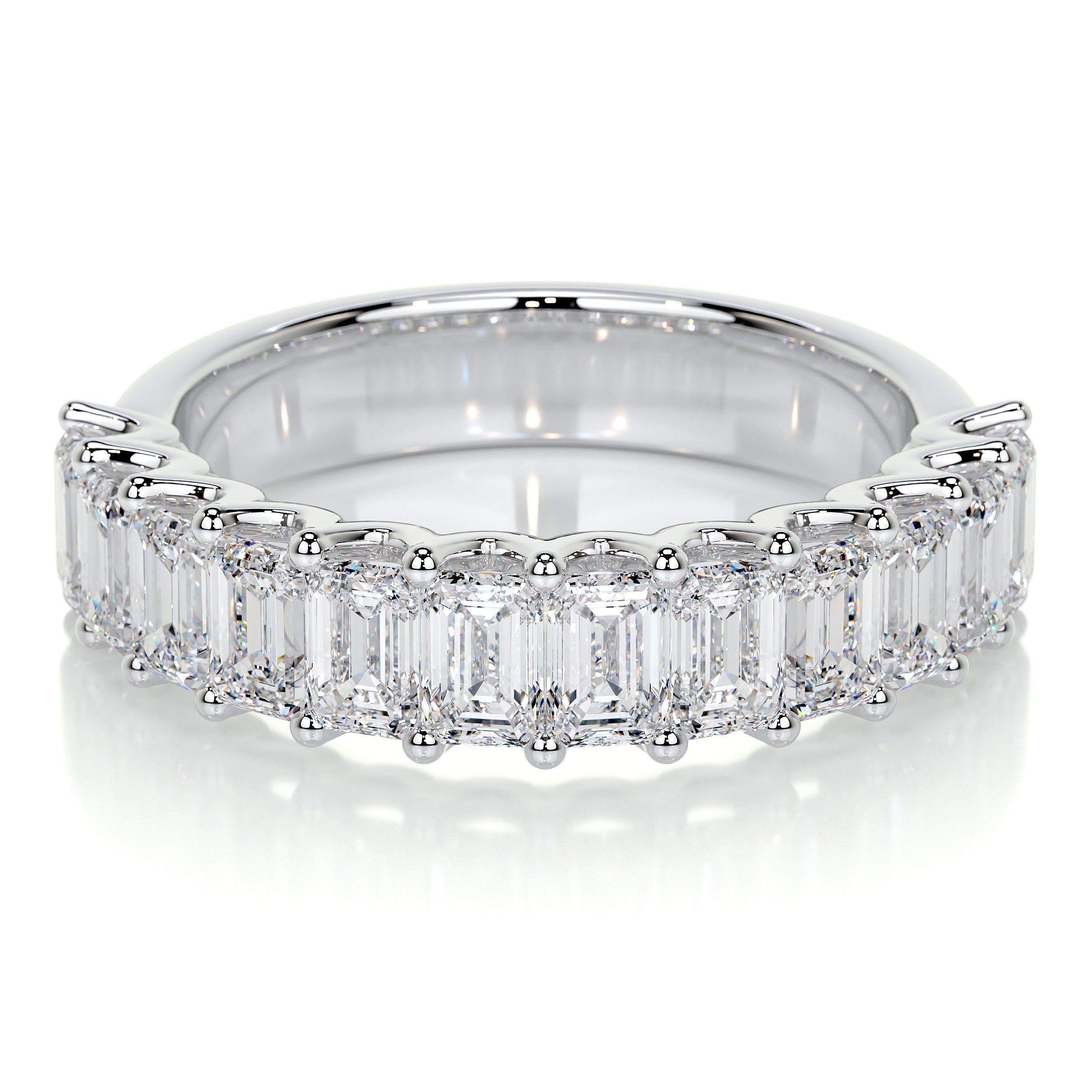 Gina Half Lab Grown Eternity Wedding Ring -Platinum、mySite、hinf8tx79