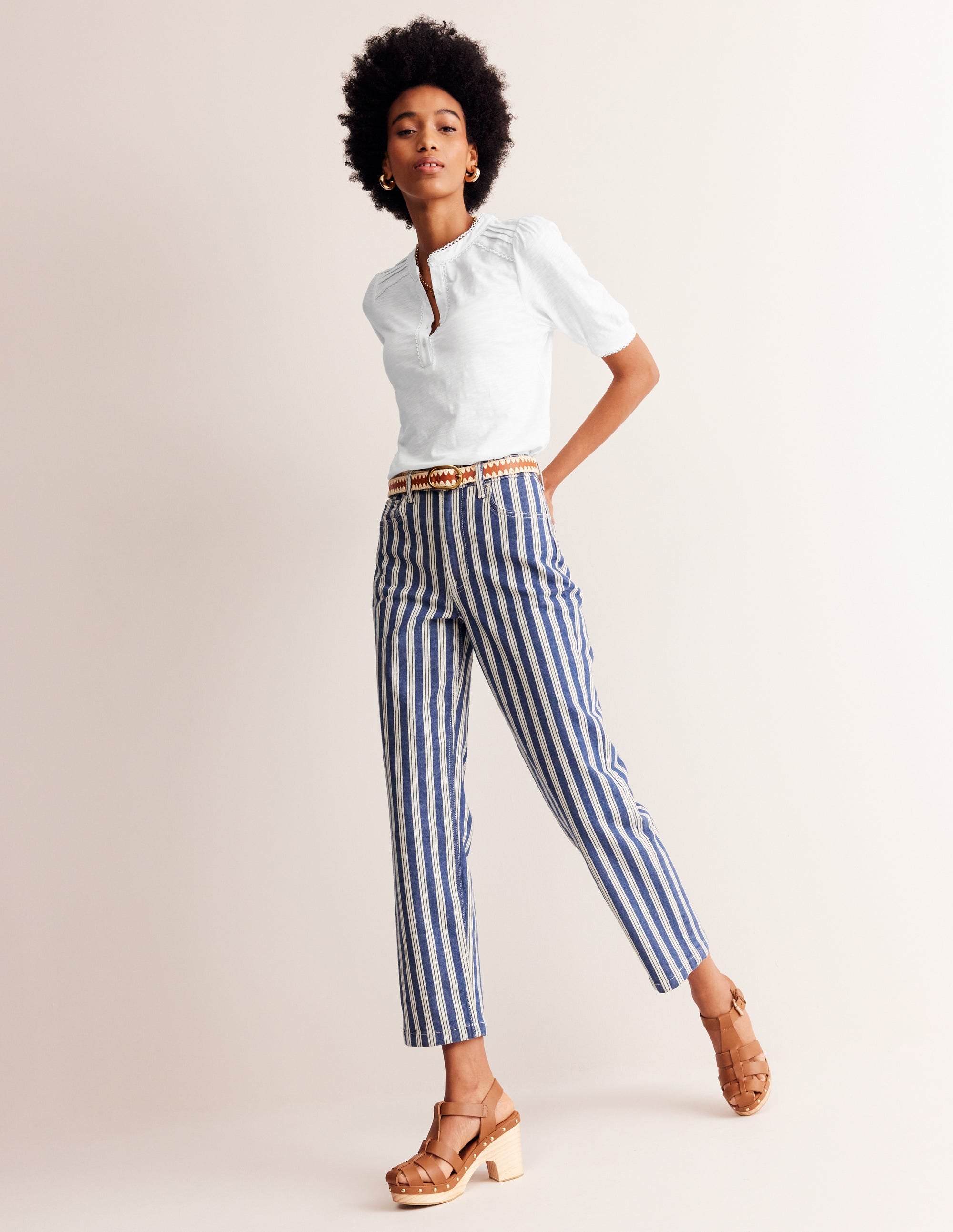  Pintuck Puff Sleeve Henley-White、mySite、ashleygrahame