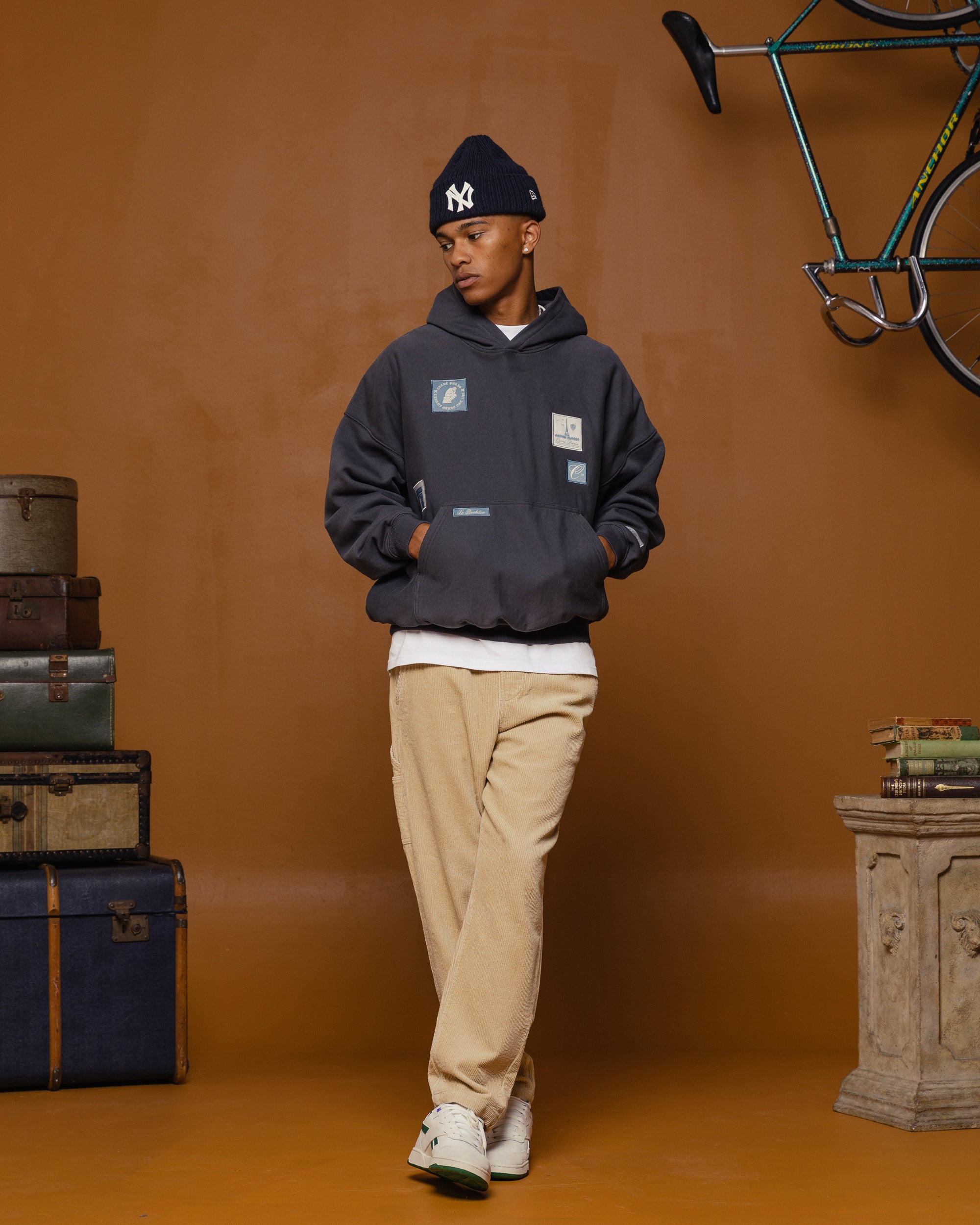 Carre Avant Oversized Hoodie Coal、mySite、zt4zffjzw