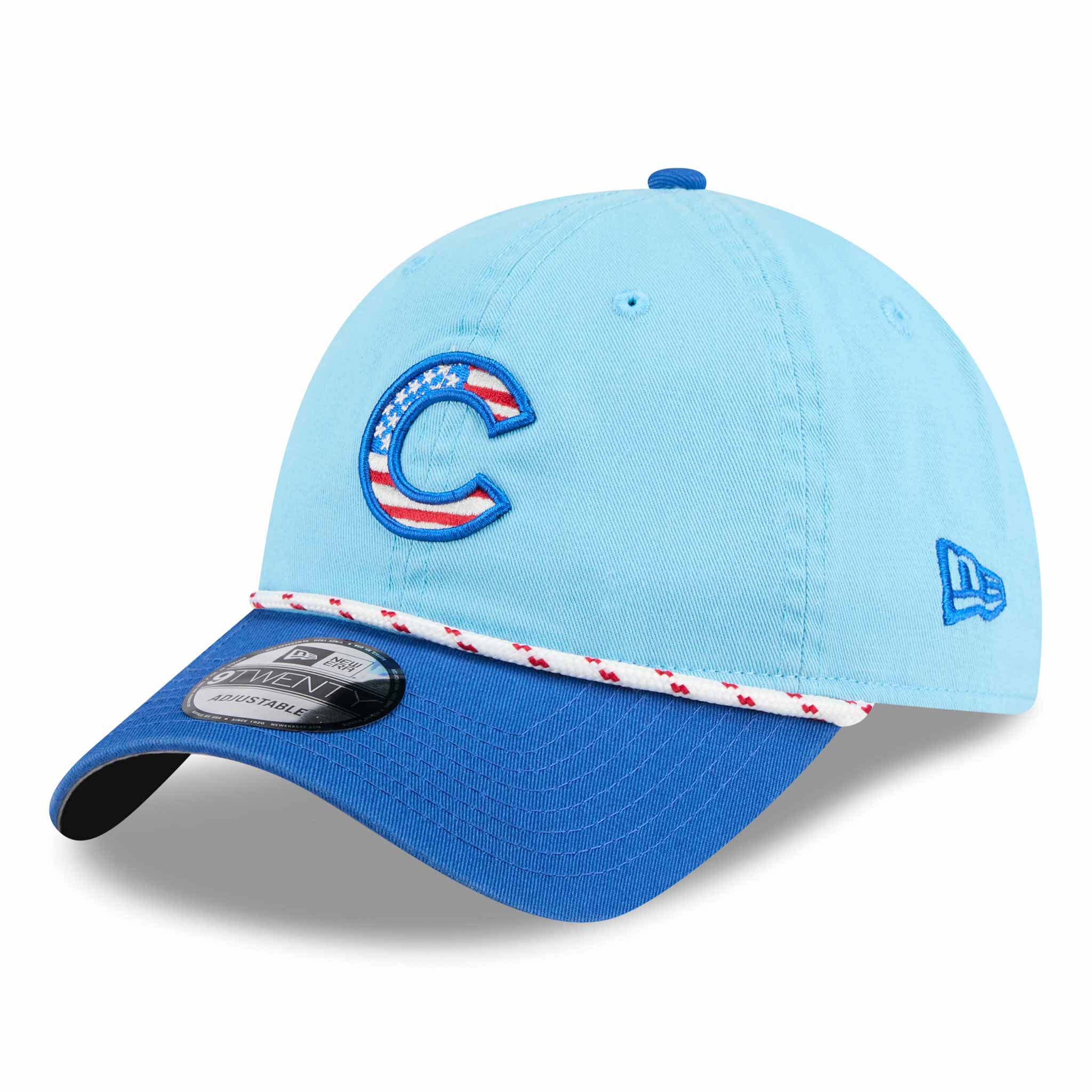 Chicago Cubs New Era 2025 Fourth of July 9TWENTY Rope Adjustable Cap、mySite、vikingsvslions