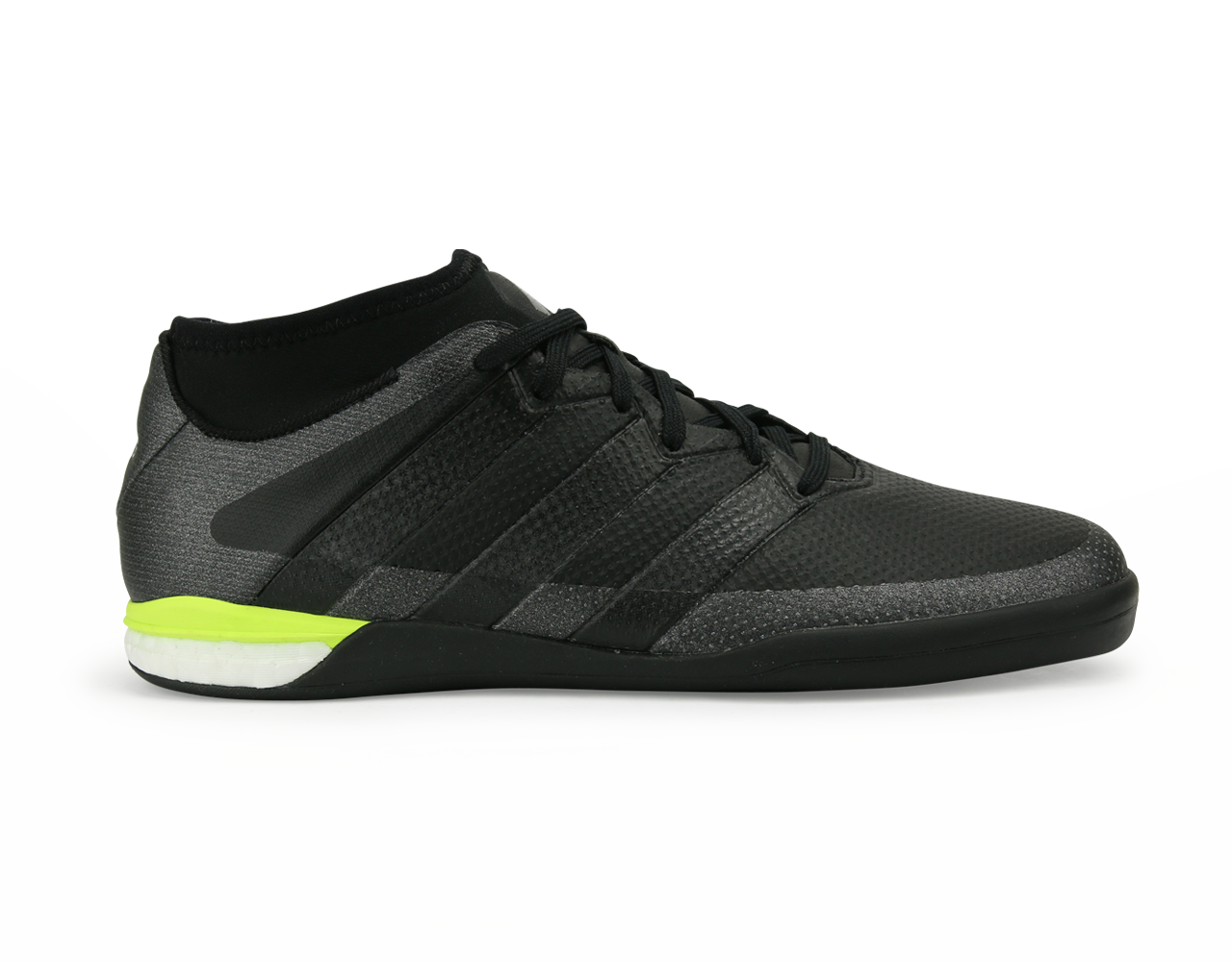 adidas Men's ACE 16.1 Street Indoor Soccer Shoes Core Black/Solar Yellow、mySite、noshort