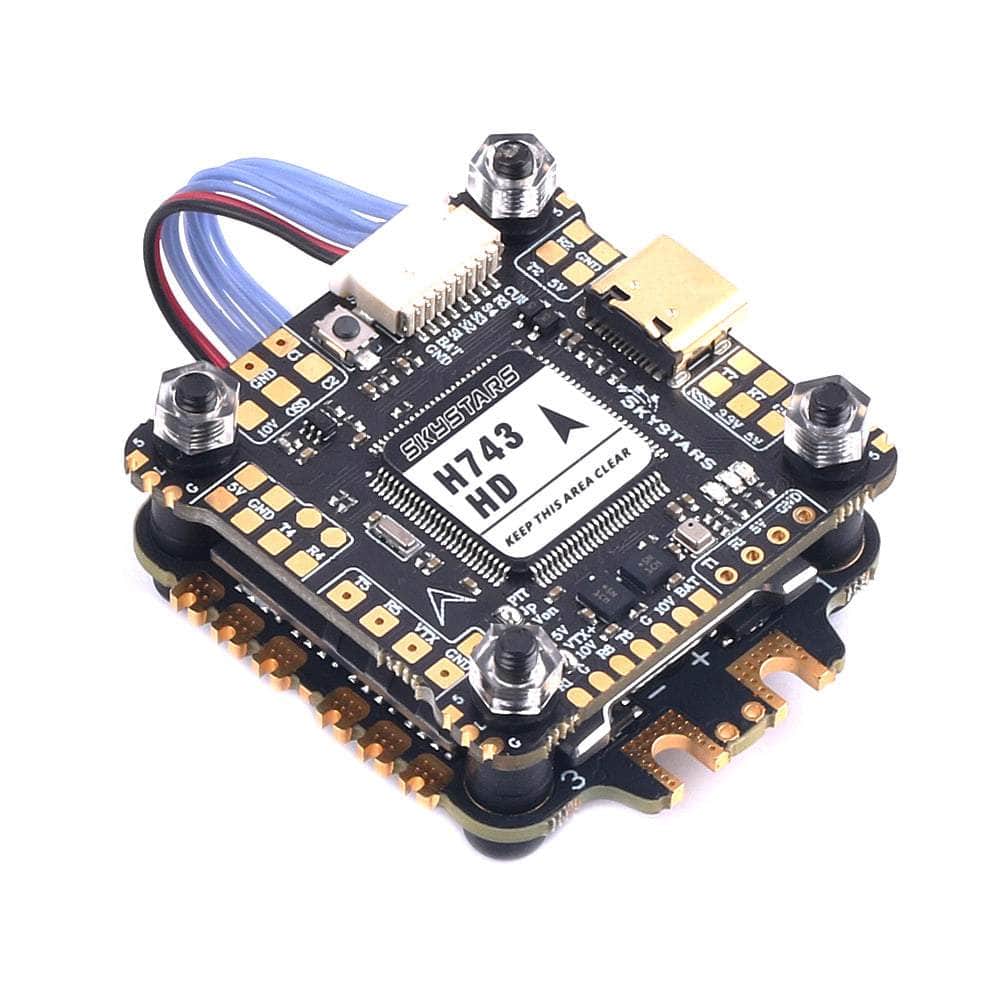  SkyStarsRC Fly Stack H7 3-6S 30x30 Stack/Combo (H7 FC / KM60 32Bit 60A 4in1 ESC) - Dual Gyro、mySite、merchandisen