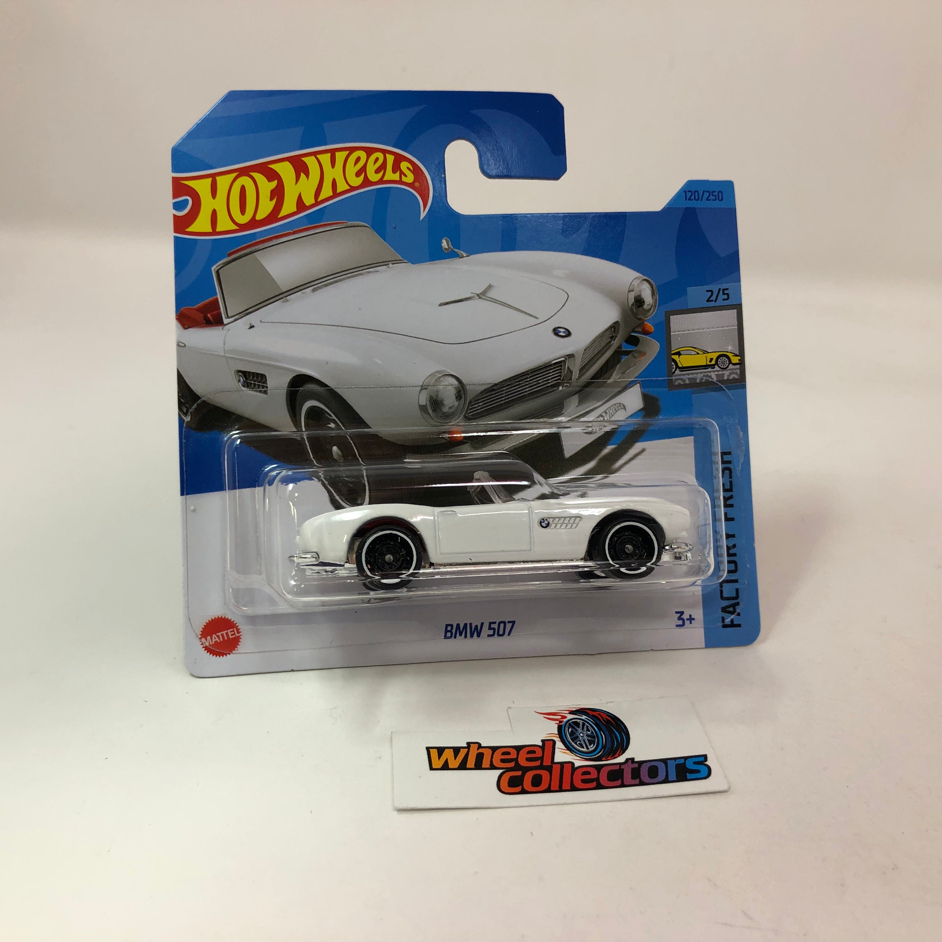 BMW 507 #120 * White * 2023 Hot Wheels Case D Short Card、mySite、hgirdovlk