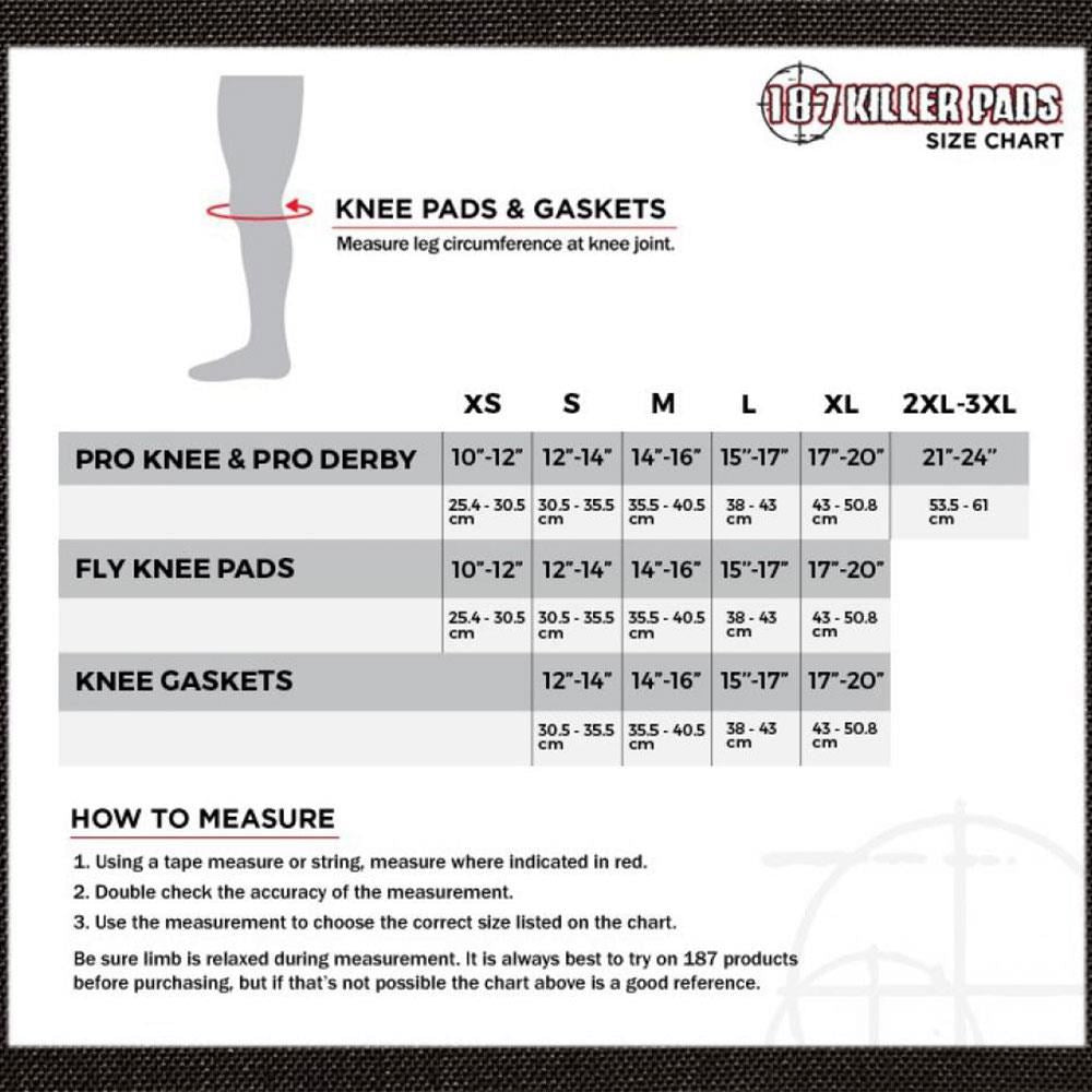  187 Killer Pads Fly Knee Pads - Black、mySite、merchandisen