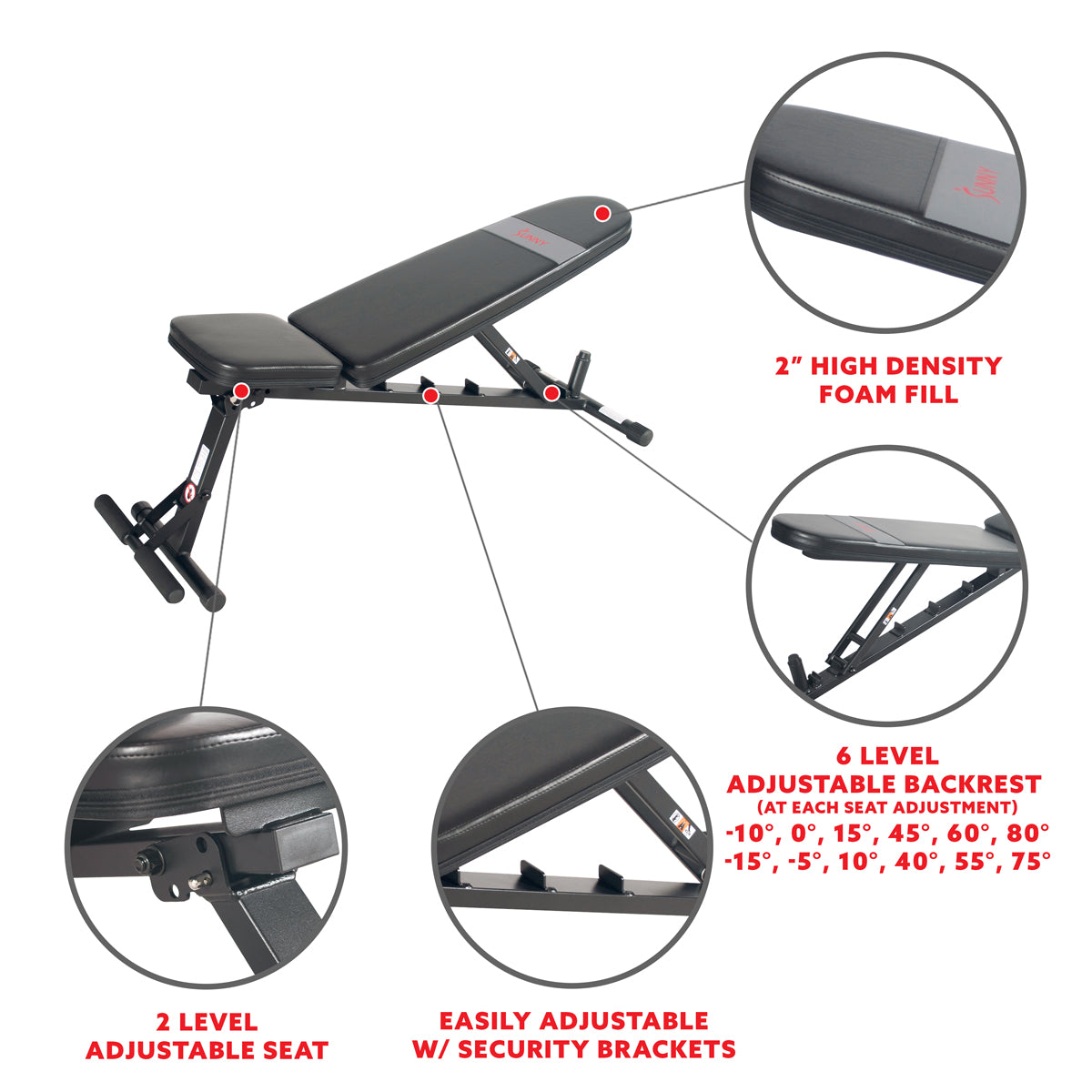  Adjustable Workout Bench Utility Weight、mySite、ghnorth