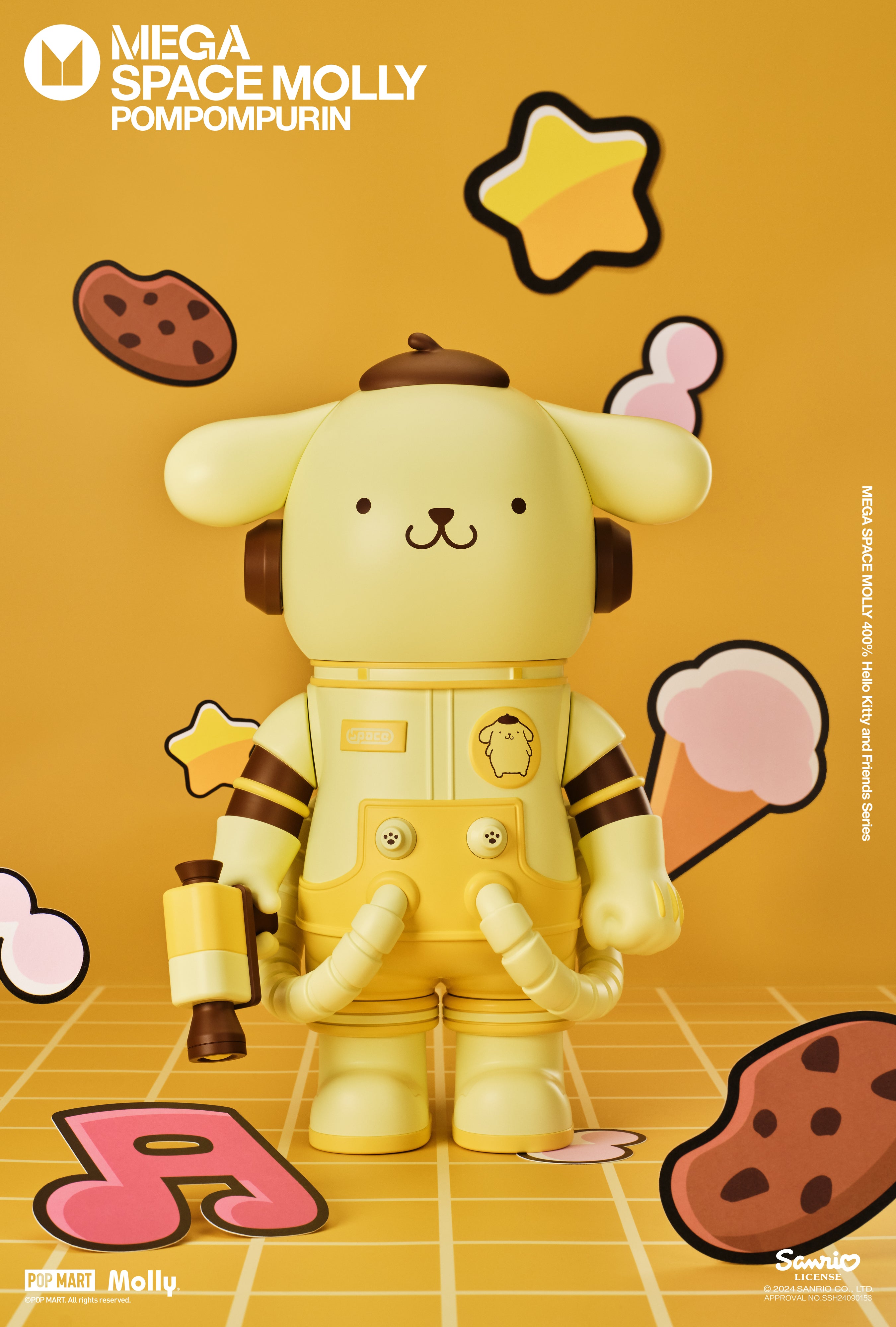  POP MART MEGA SPACE MOLLY 400% Sanrio Characters Series、mySite、greenlandpopulation