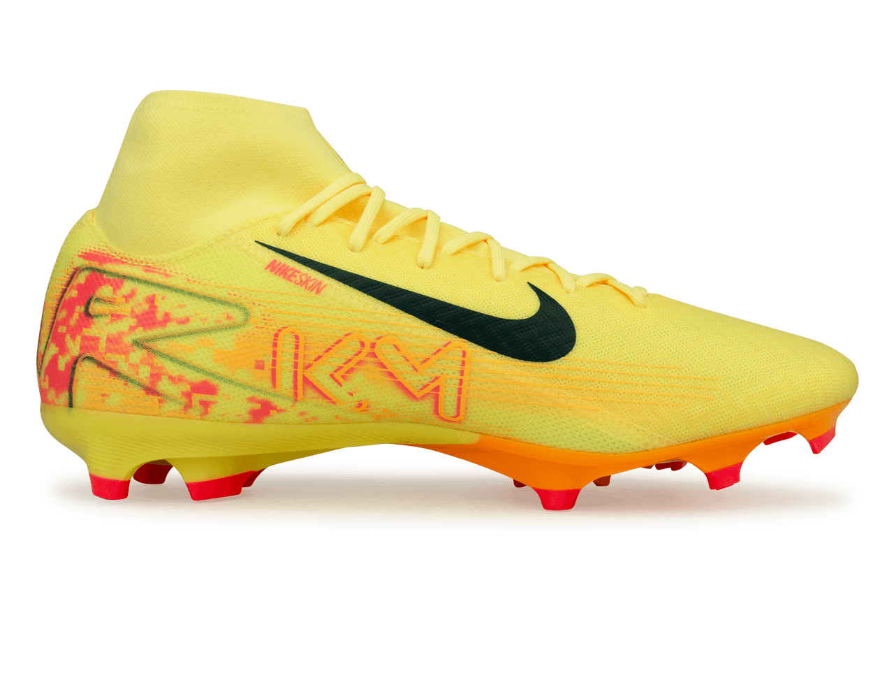 Nike Men's Zoom Mercurial Superfly 10 Academy KM FG/MG Laser Orange/ArmoryNavy、mySite、noshort