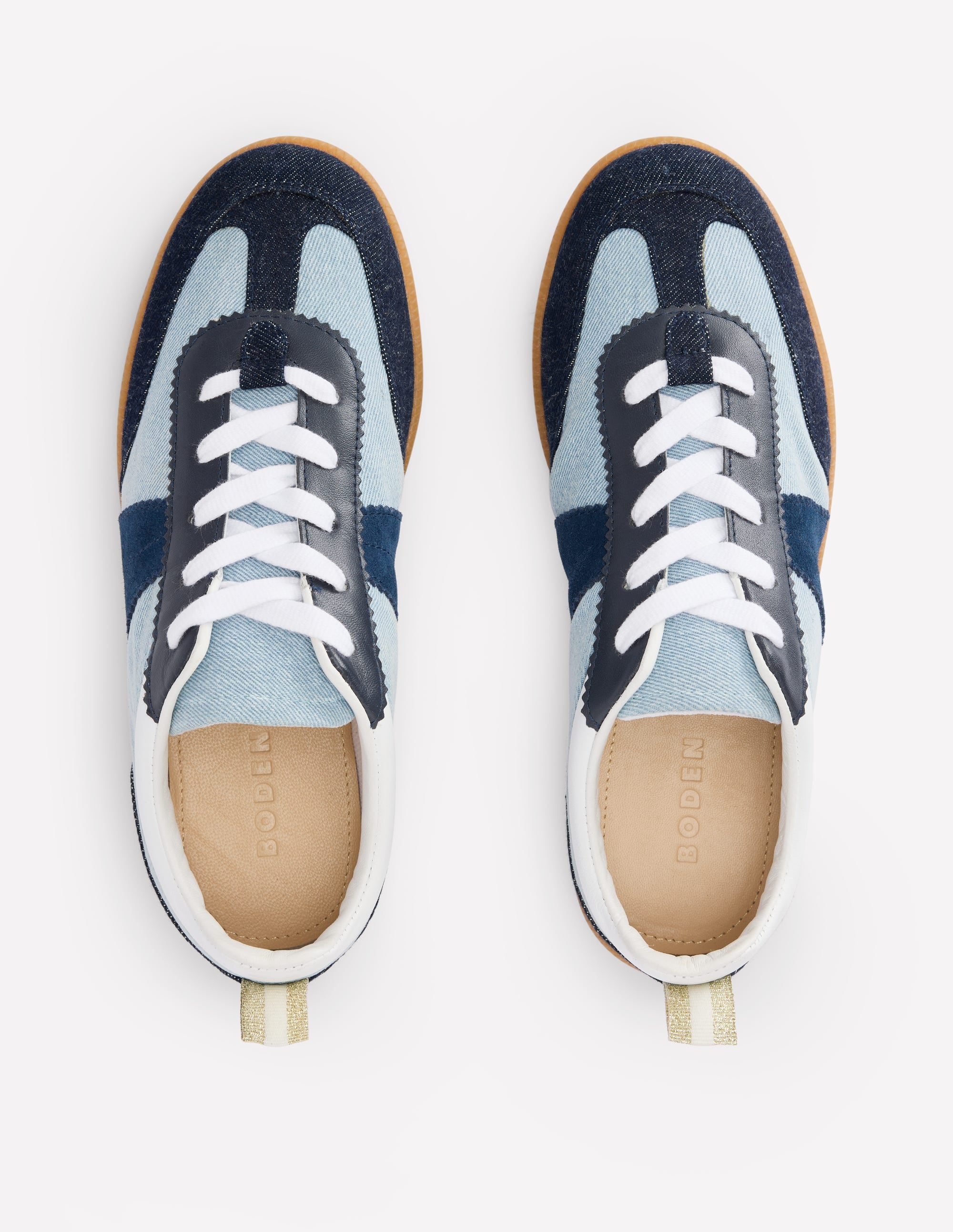  Erin Retro Tennis Trainers-Denim、mySite、ashleygrahame